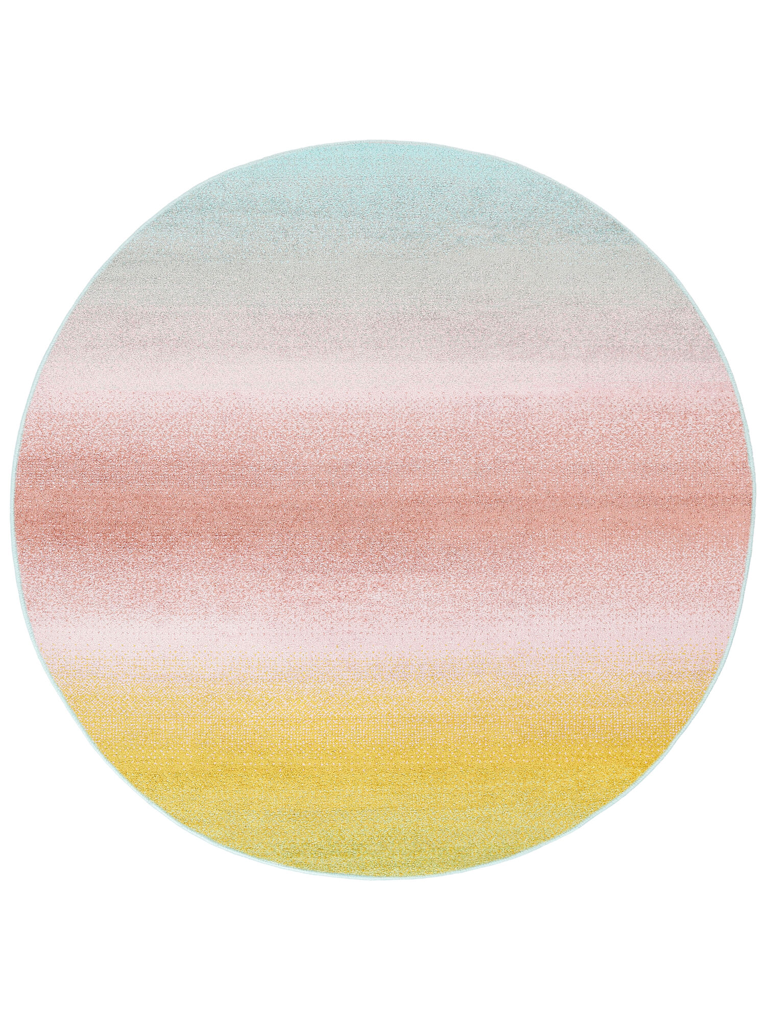 Rainbow mist Matta - Flerfärgad Ø 150