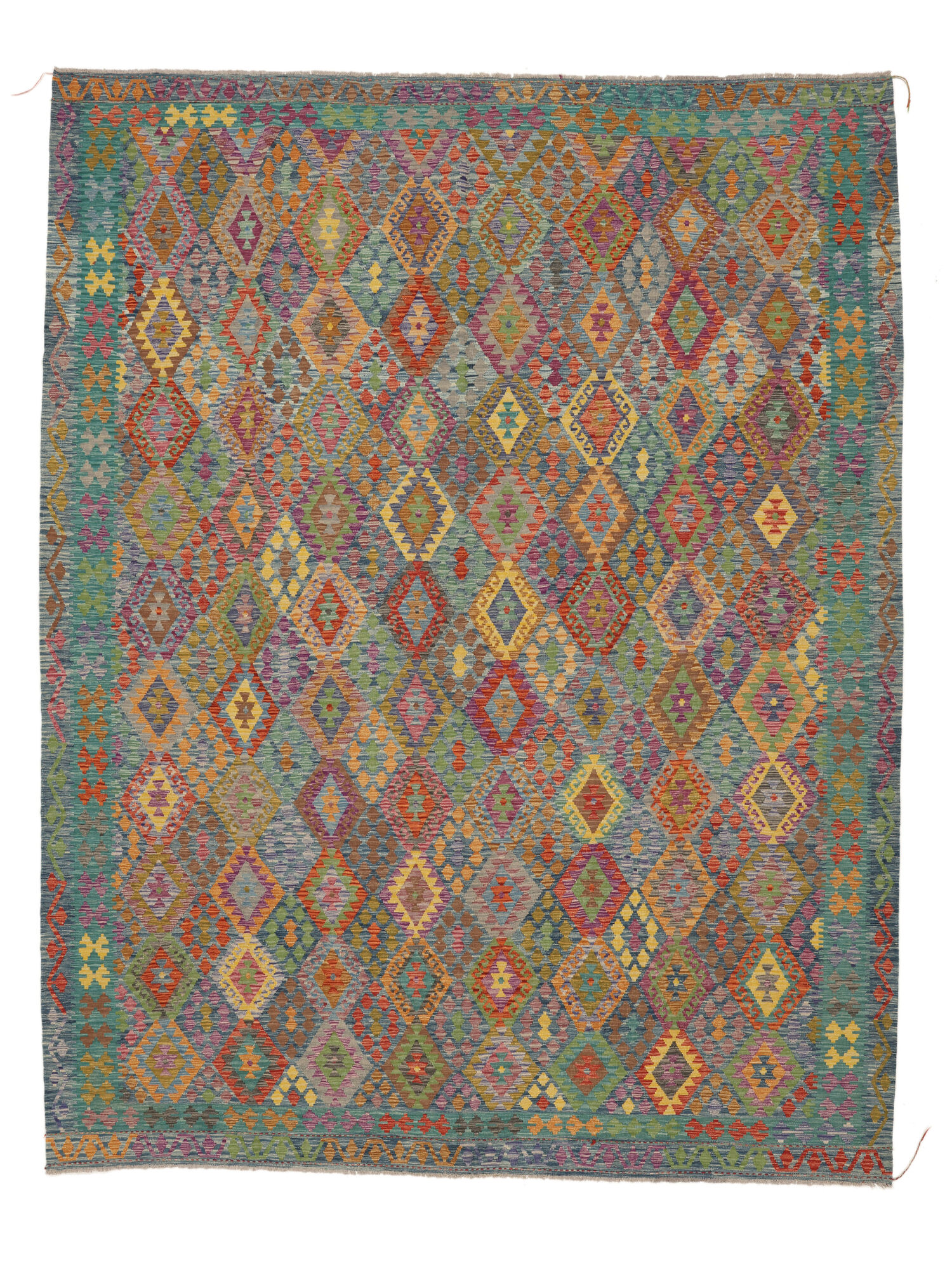 Kelim Afghan Old Stil Teppich 310×397