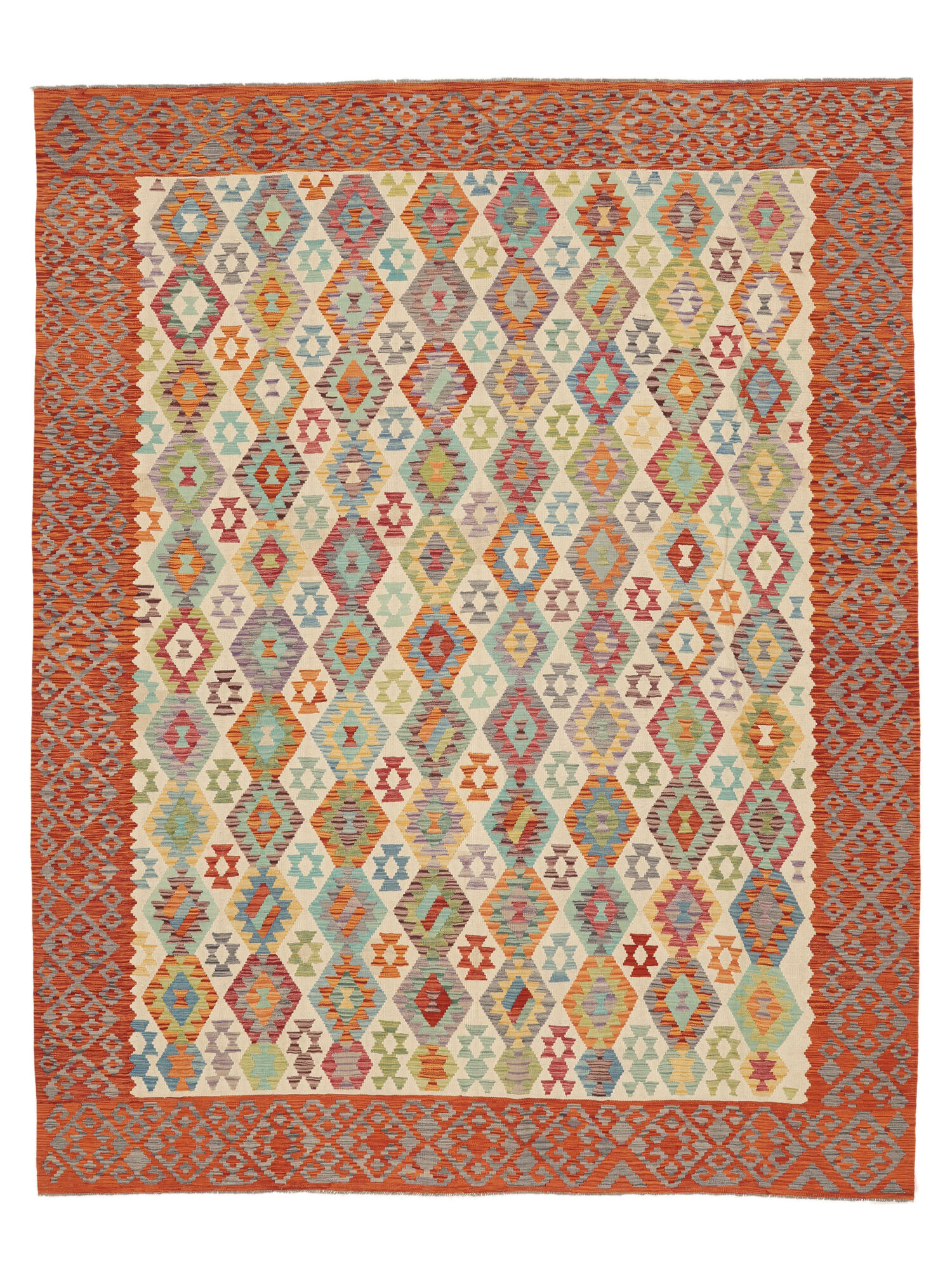 Kelim Afghan Old Stil Teppich 309×390