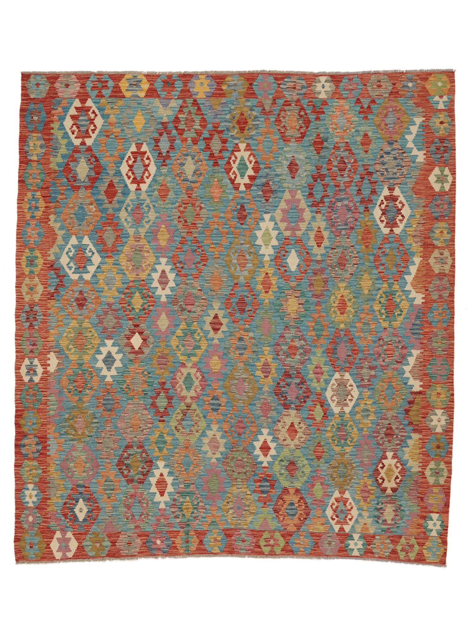 Kelim Afghan Old Stil Teppich 258×286