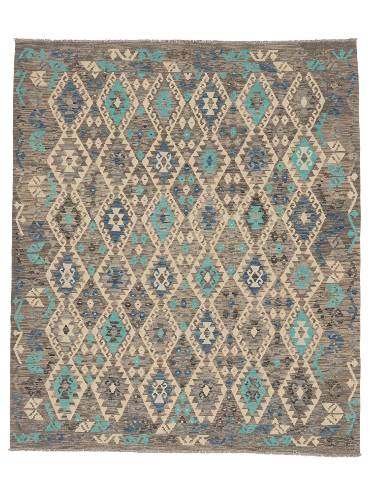 Kelim Afghan Old Stil Teppich 252×296