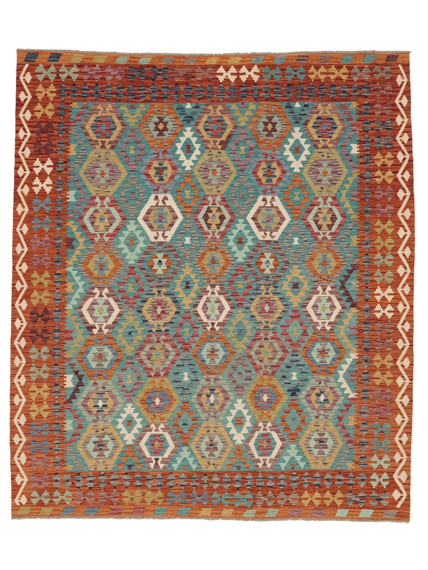 Kelim Afghan Old Stil Teppich 252×292