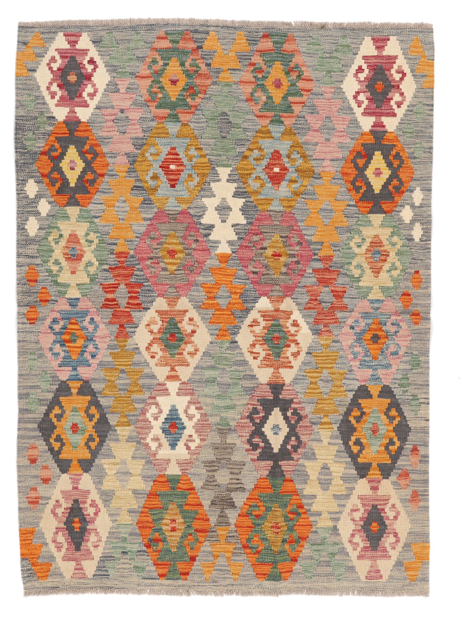 Kelim Afghan Old Stil Teppich 126×170