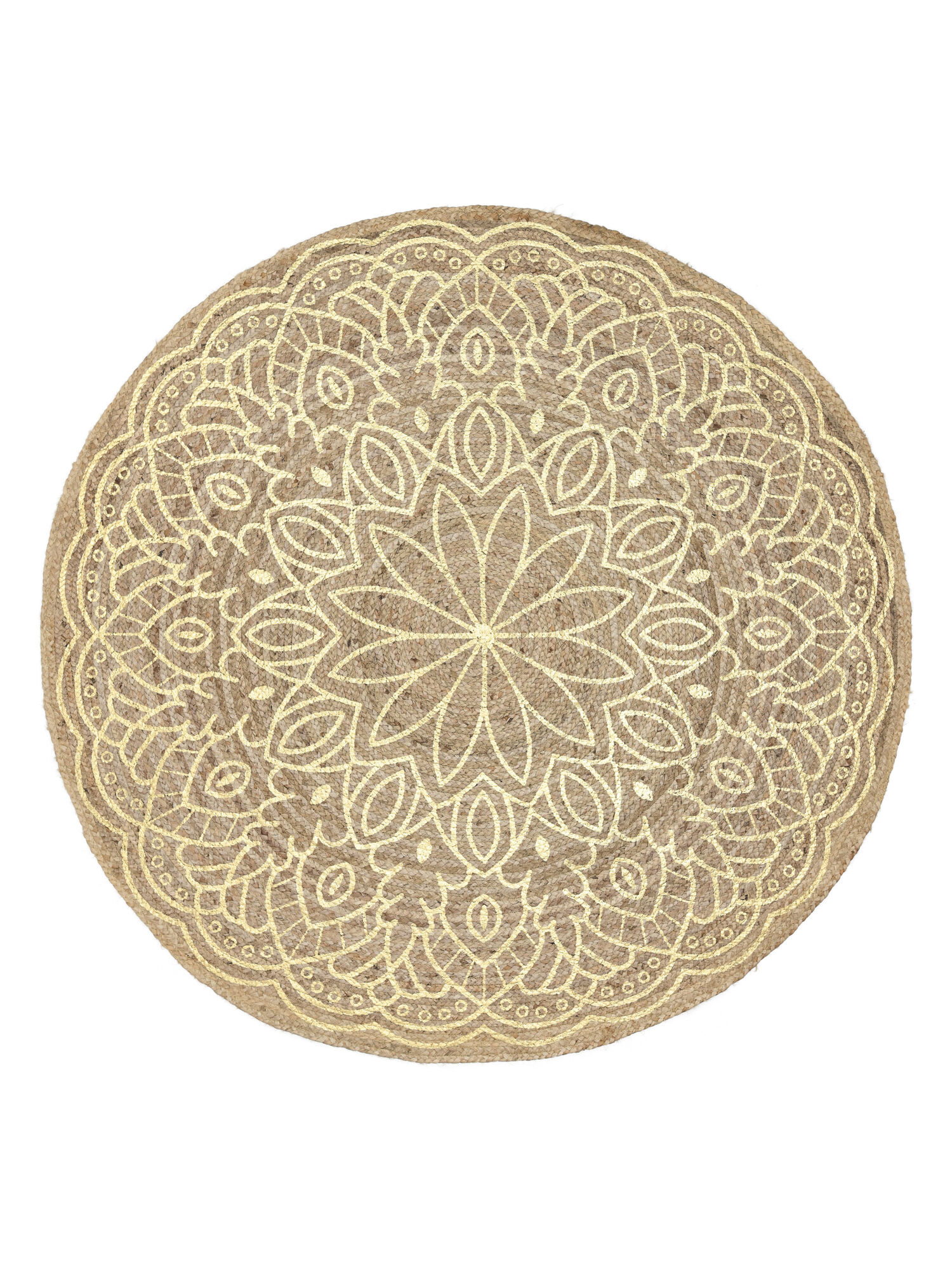 Nikki Matta - Beige / Guld Ø 150