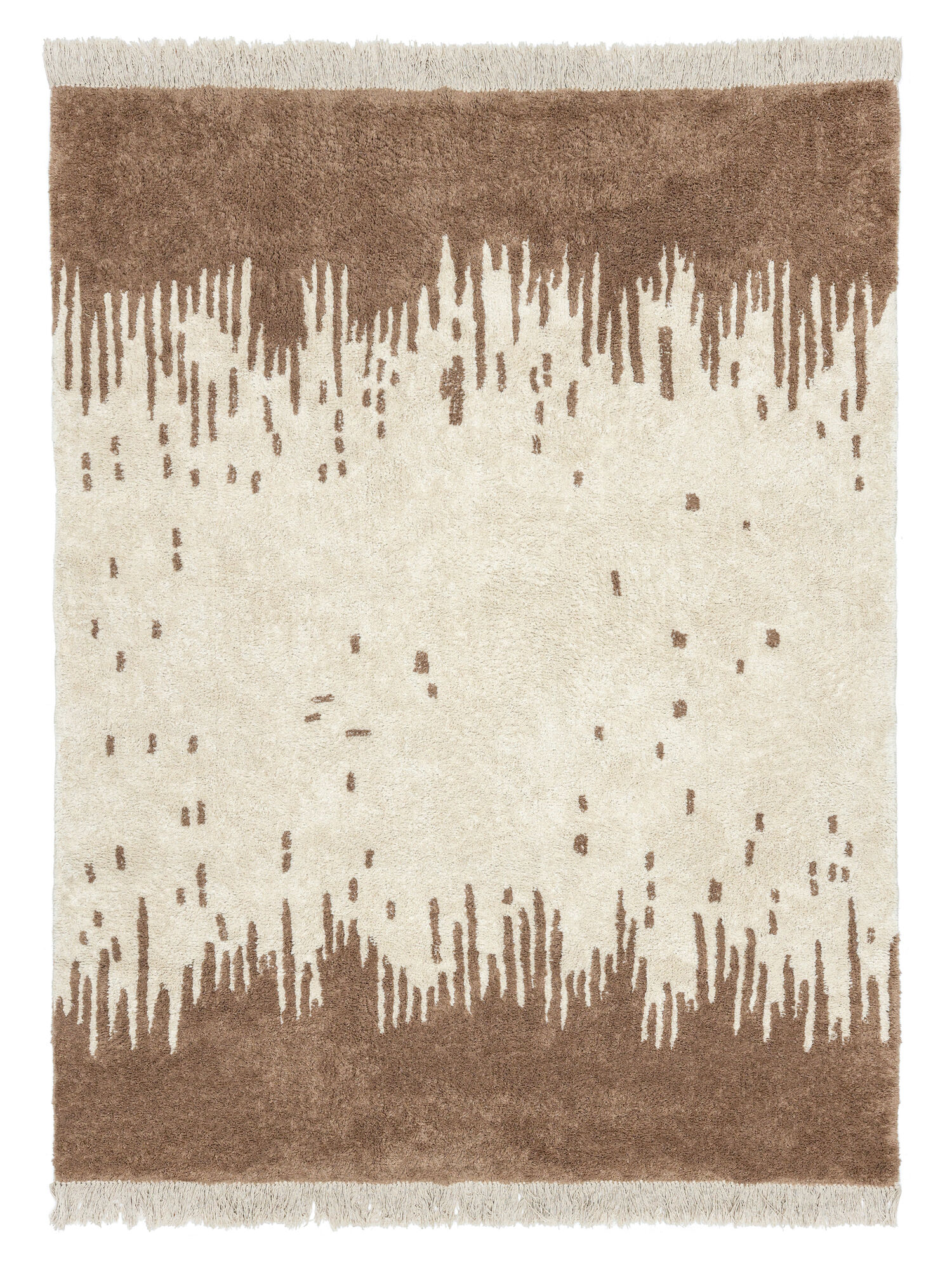 Phoenix Matta - Off white / Brun 200x300