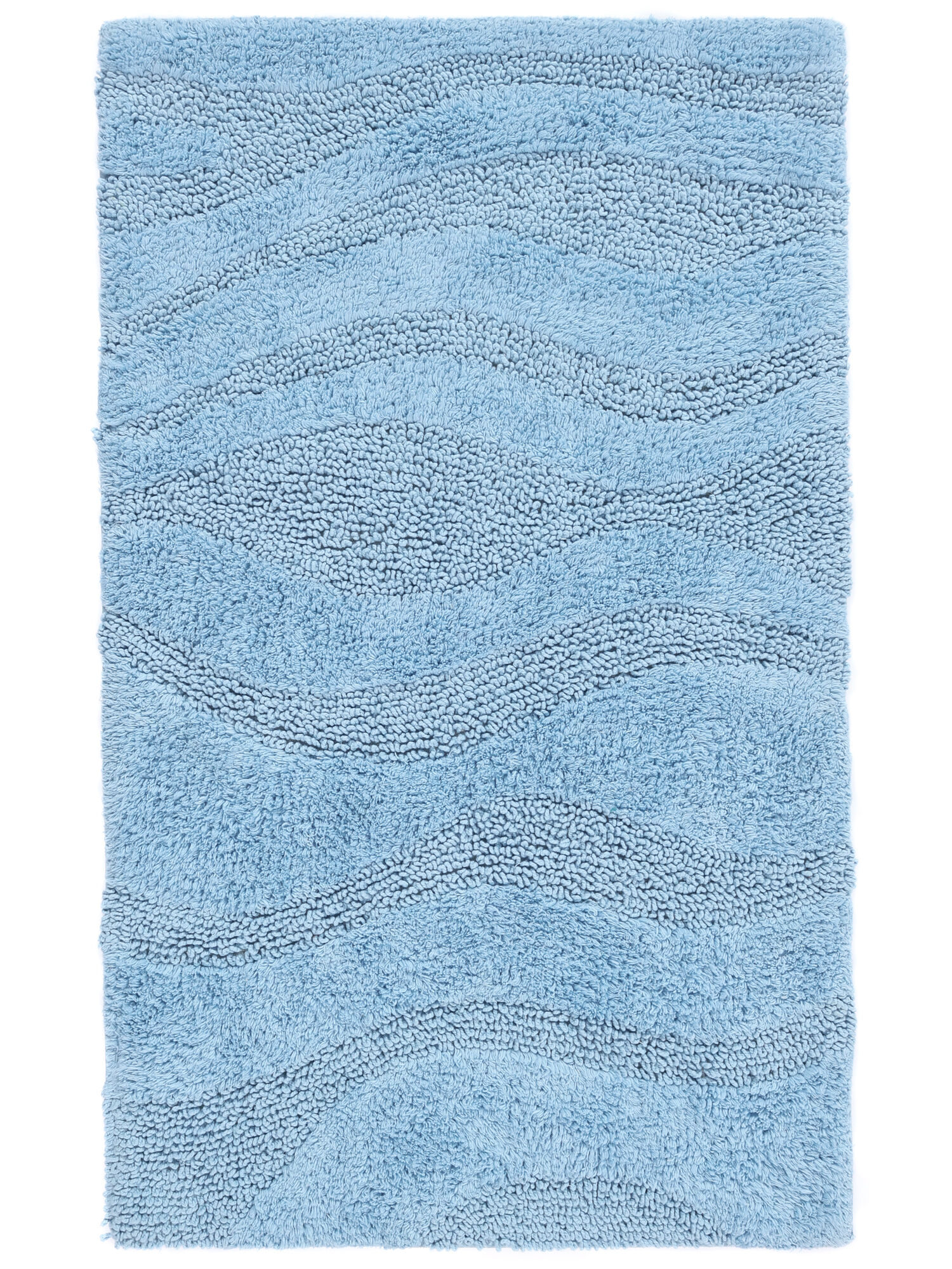 Breeze Badrumsmatta - Ljusbl&aring; 50x80