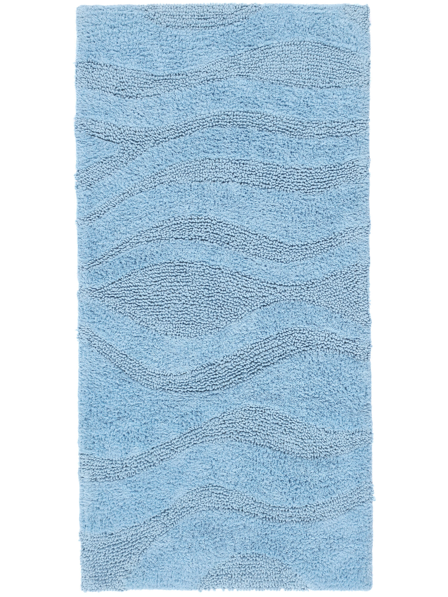 Breeze Badrumsmatta - Ljusbl&aring; 50x100