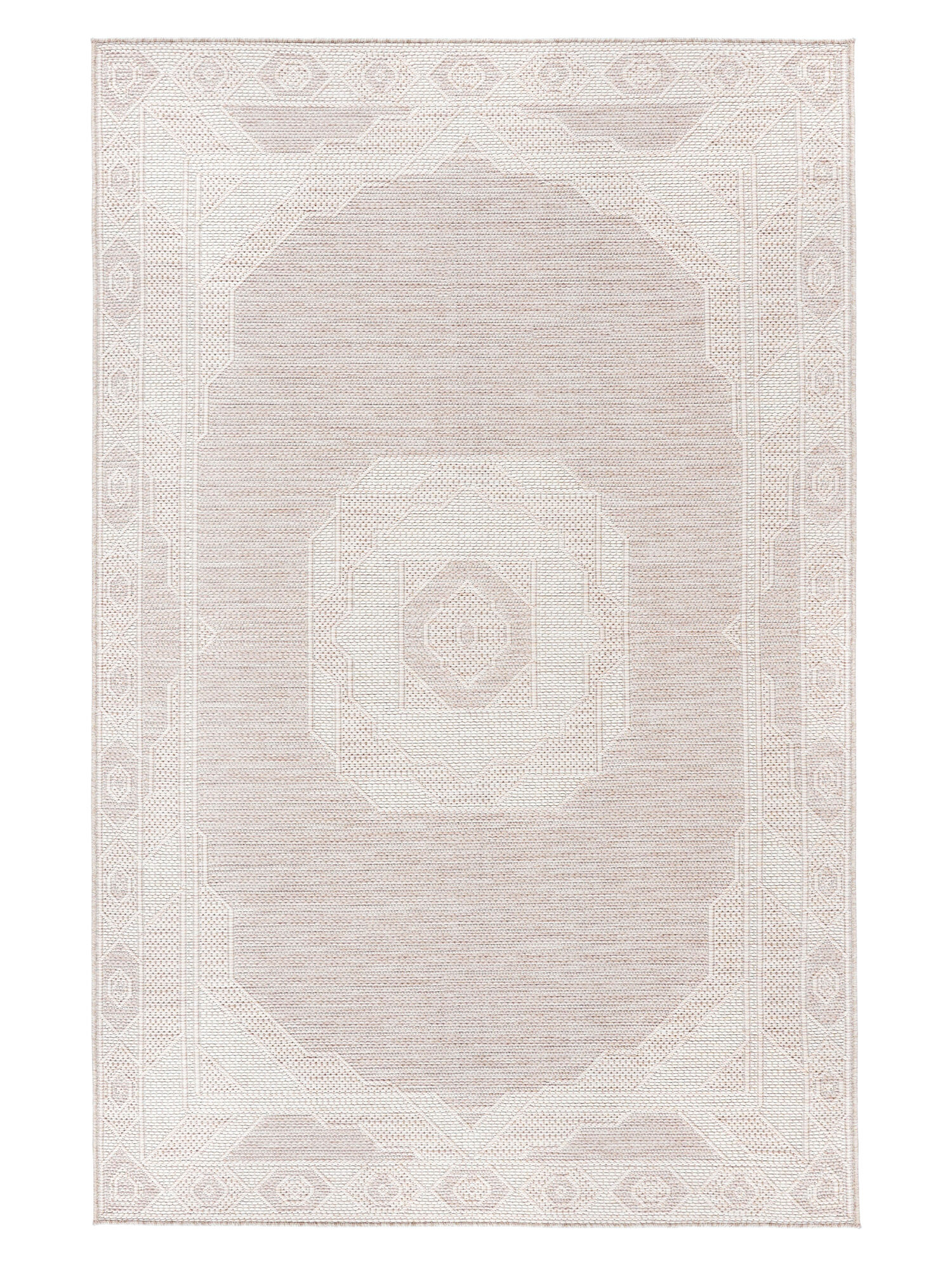 Safi Matta - Ljusbeige / Vit 160x230