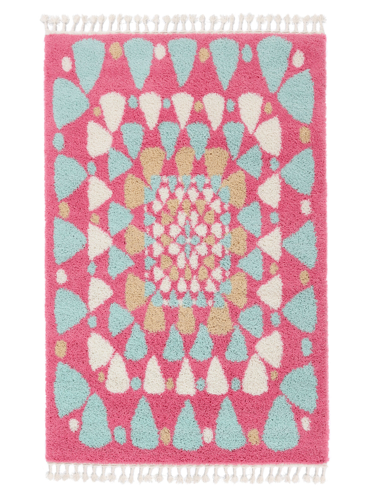 Momo Matta - Mörkrosa / Mintgrön 140x200