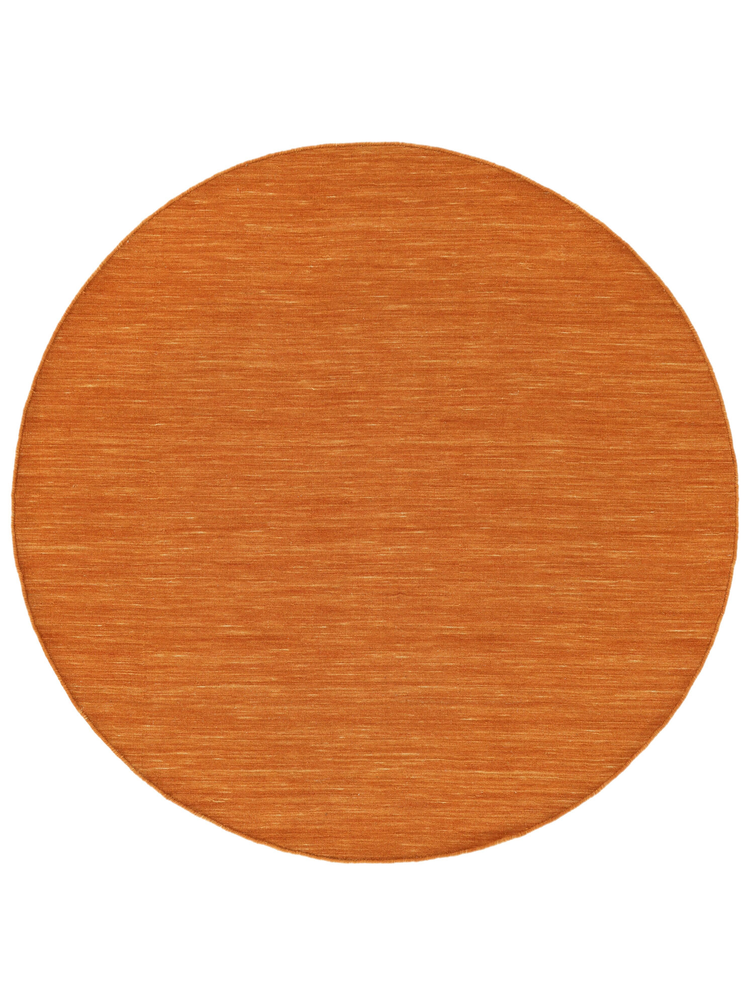 Handloom flat Matta - Orange Ø 200