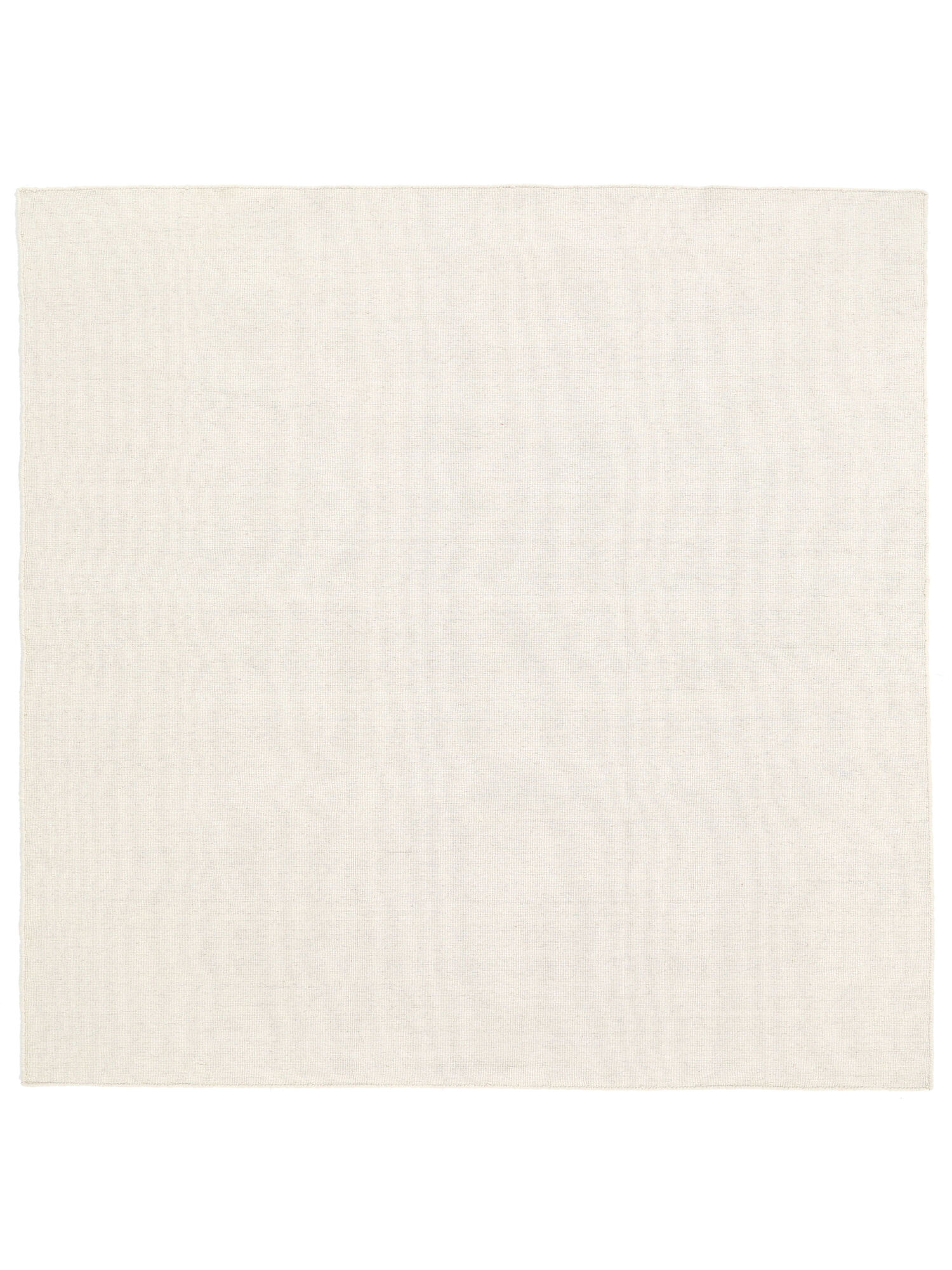 Handloom flat Matta - Off white 200x200