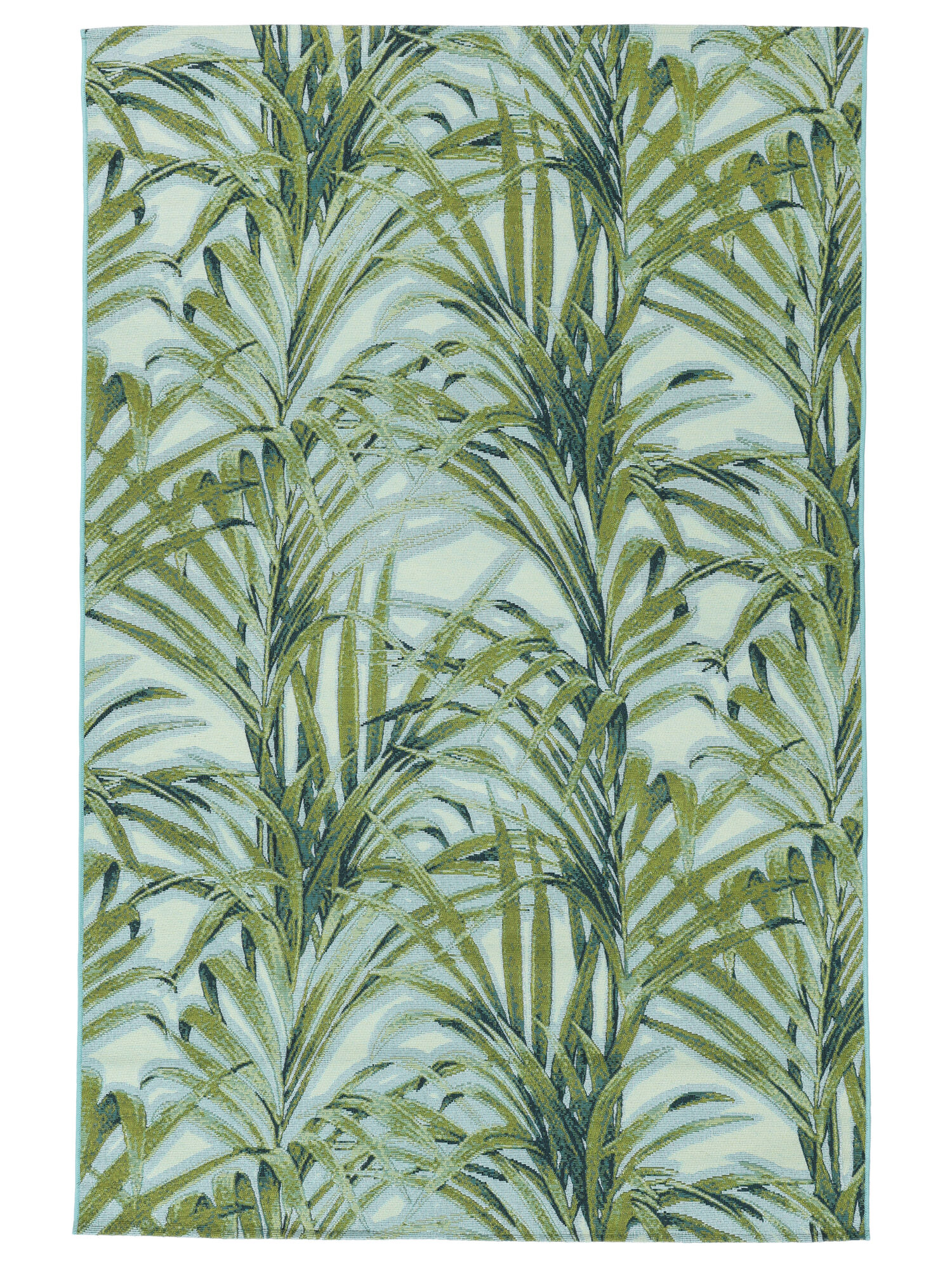Areca Matta - Grön / Ljusblå 140x200