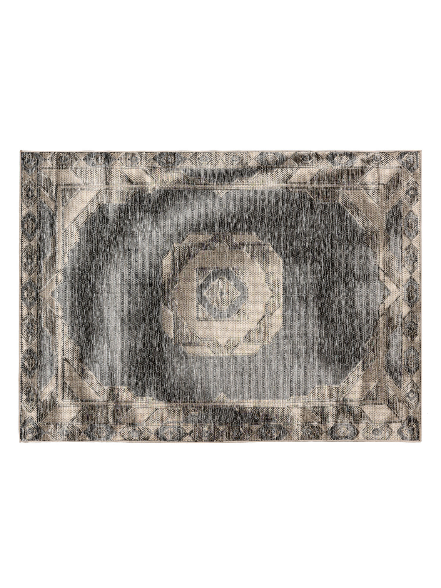 Safi Doormat D&ouml;rrmatta - M&ouml;rkgr&aring; / Beige 80x120