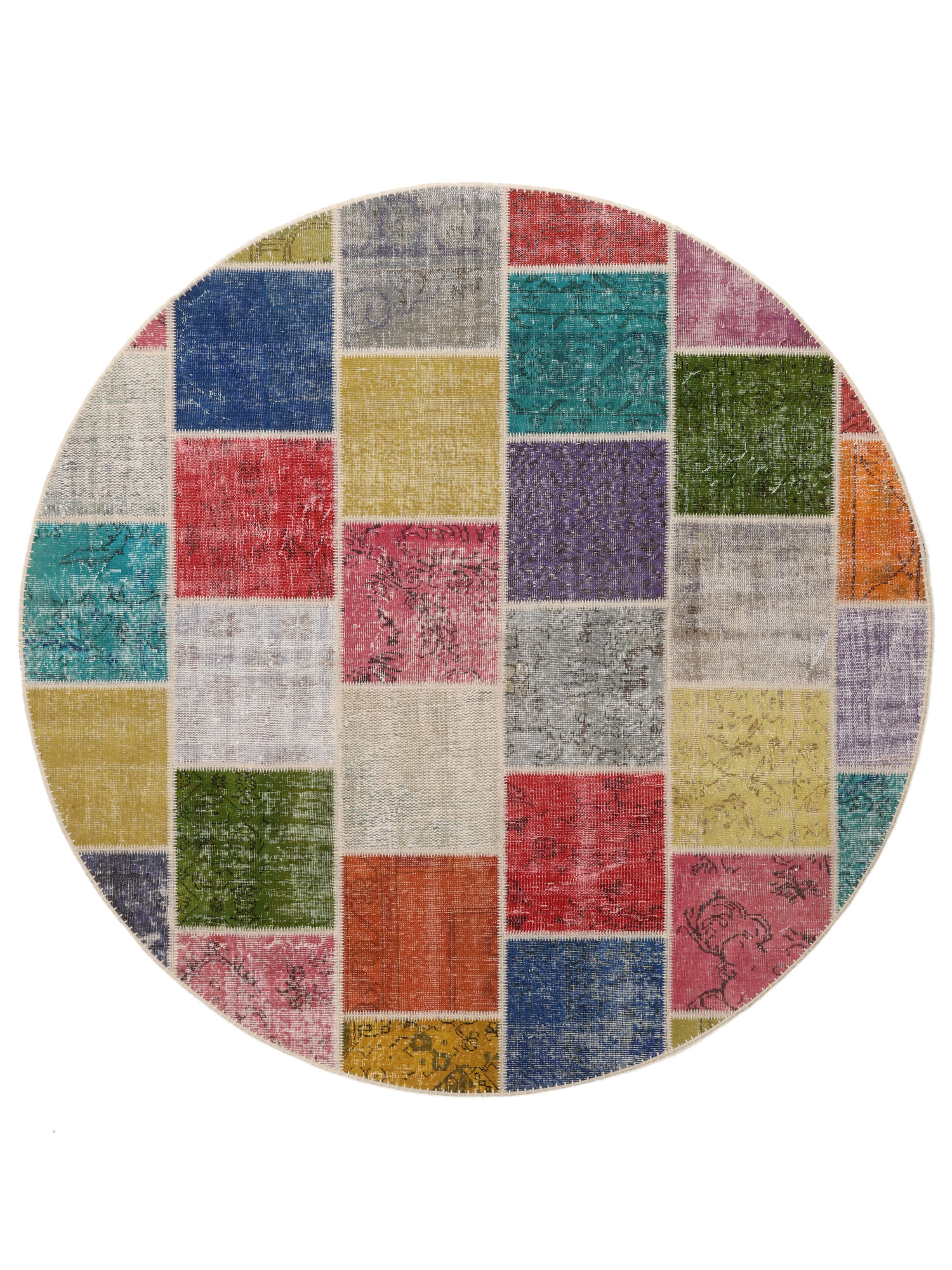 Patchwork Matta Ø 220