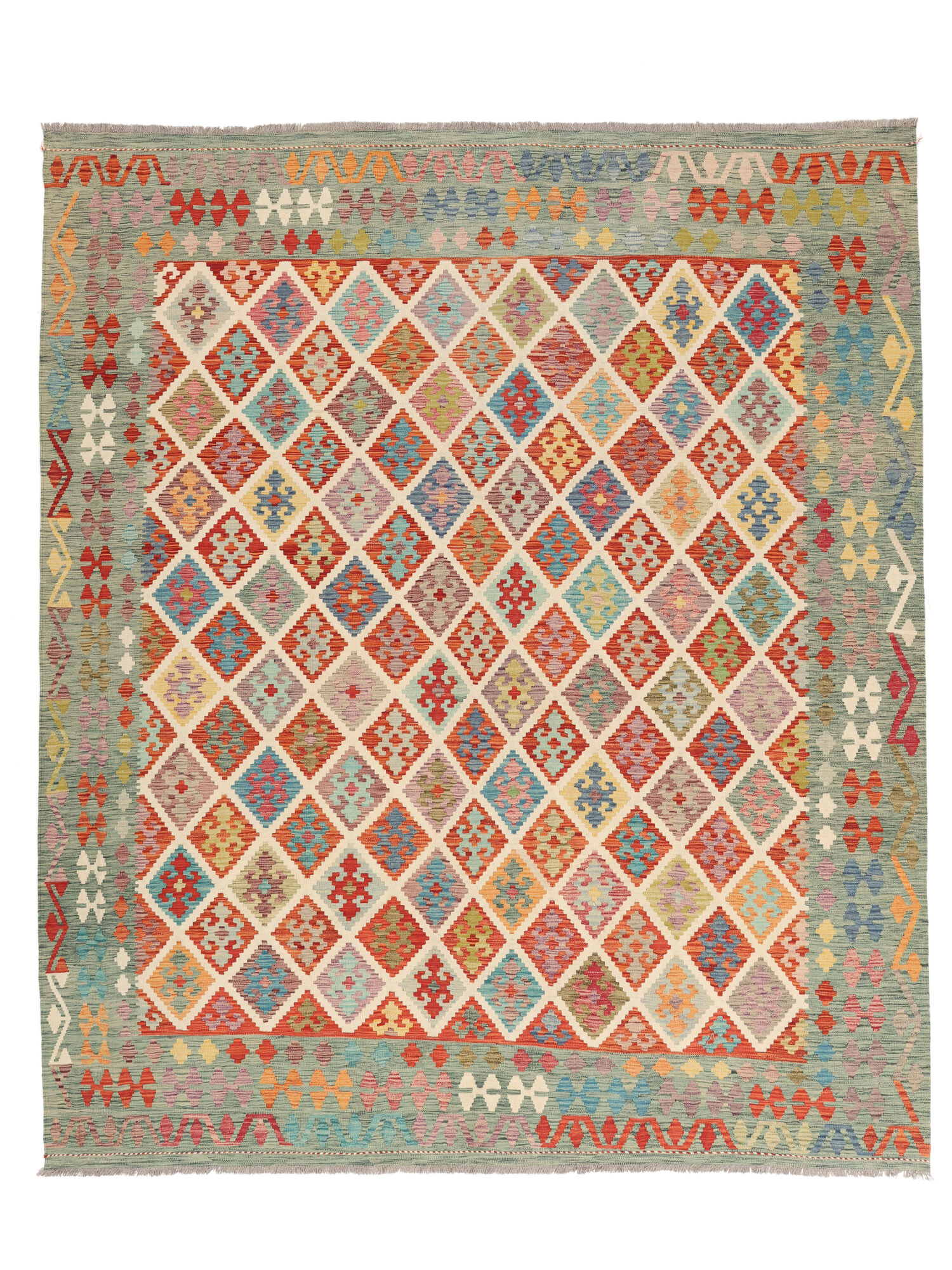 Kelim Afghan Old Stil Teppich 255×300