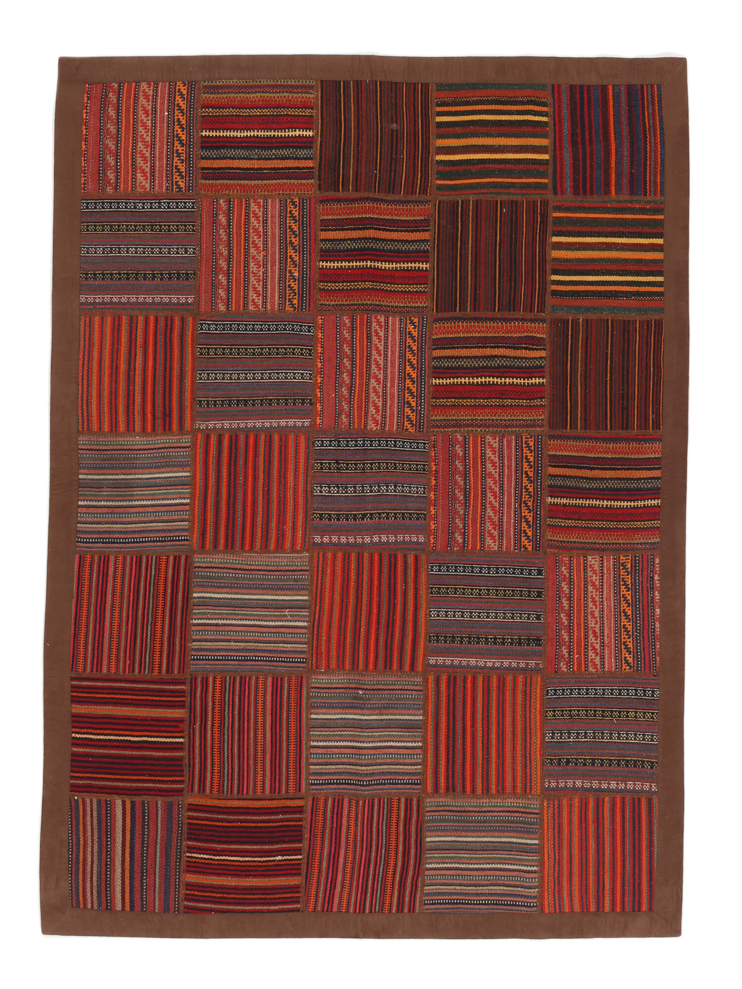 Kelim Patchwork Teppich 127×174