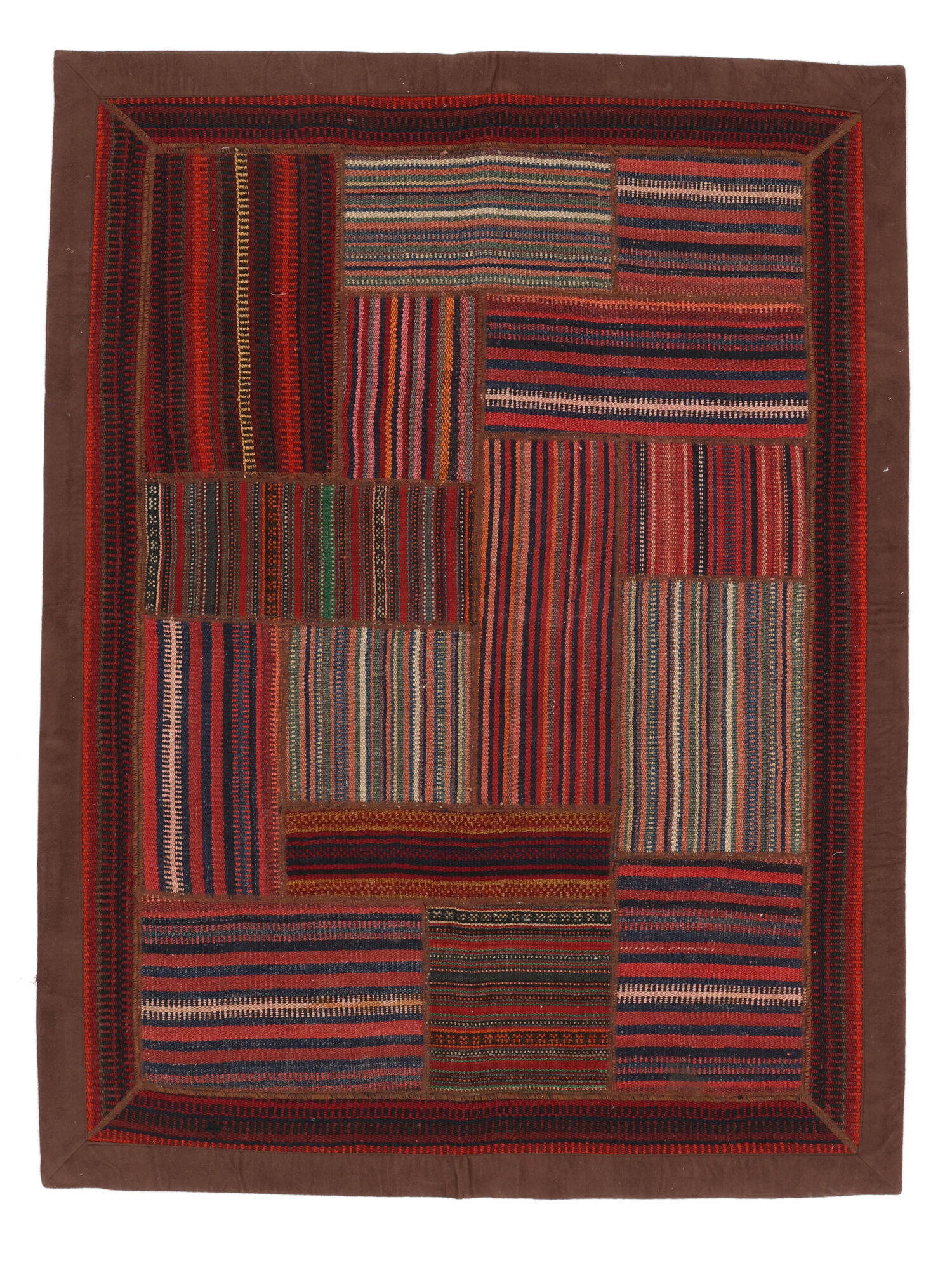 Kelim Patchwork Teppich 89×118