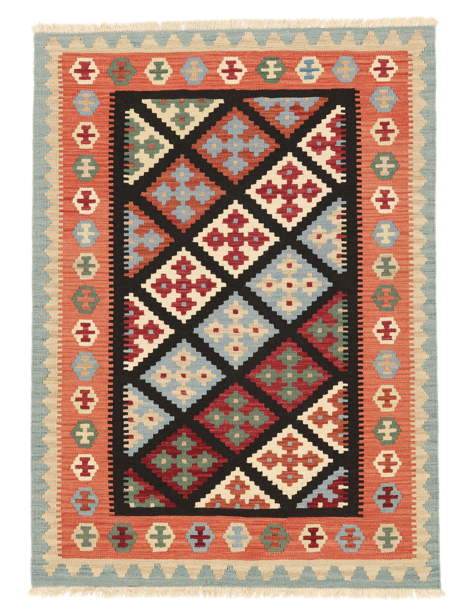 Kelim Ghashghai Teppich 125×173