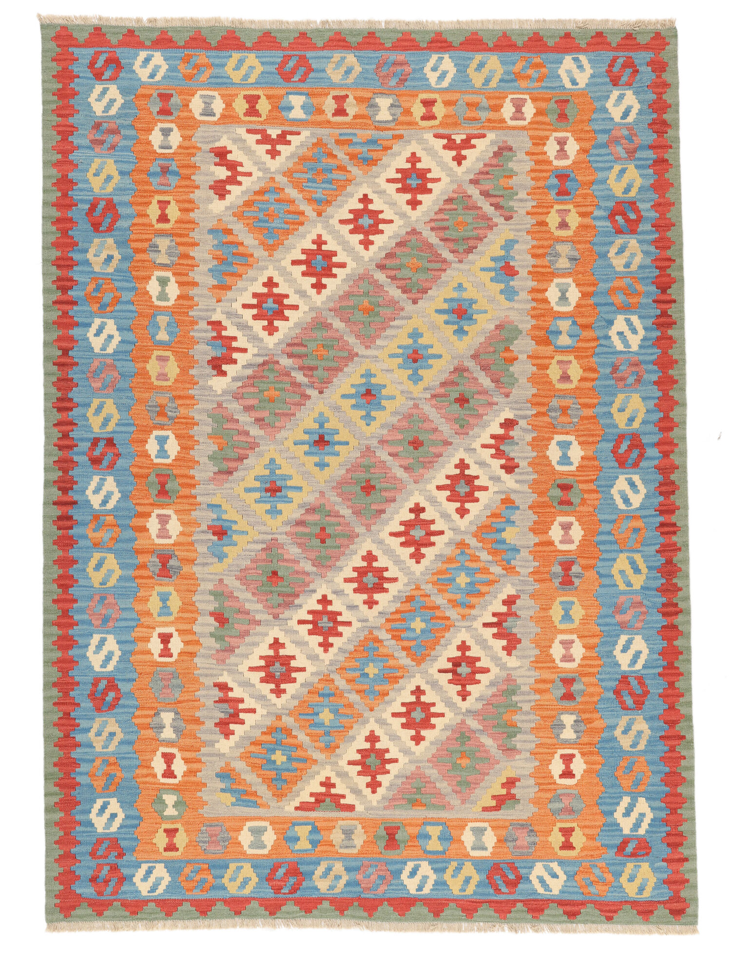 Kelim Ghashghai Teppich 201×280