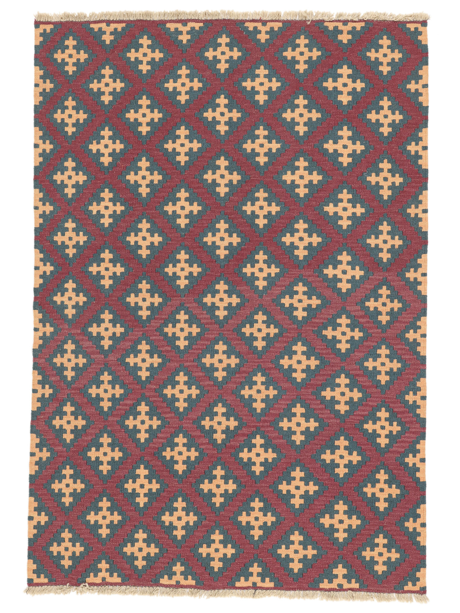 Kelim Ghashghai Teppich 131×188