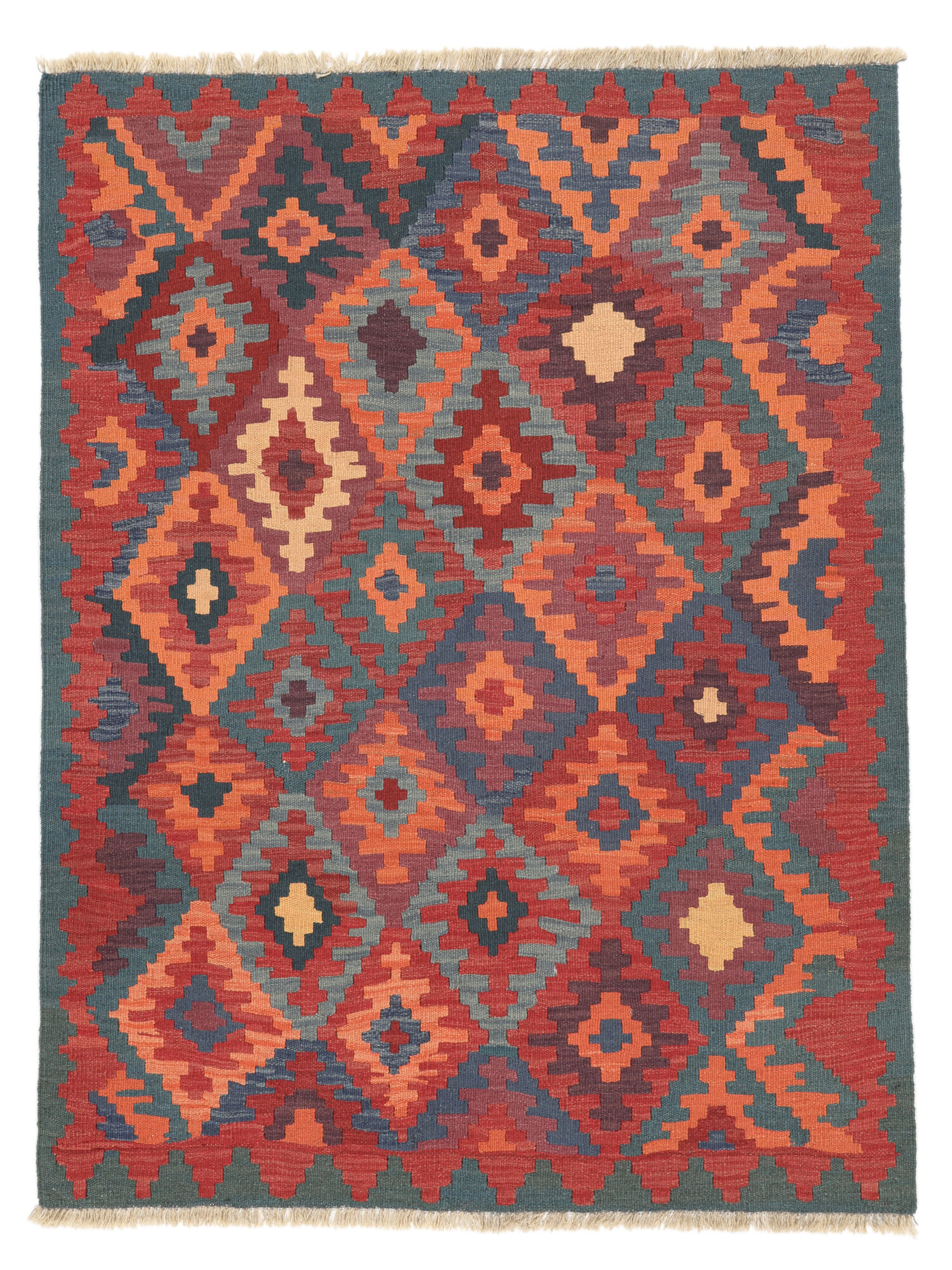Kelim Ghashghai Teppich 132×174