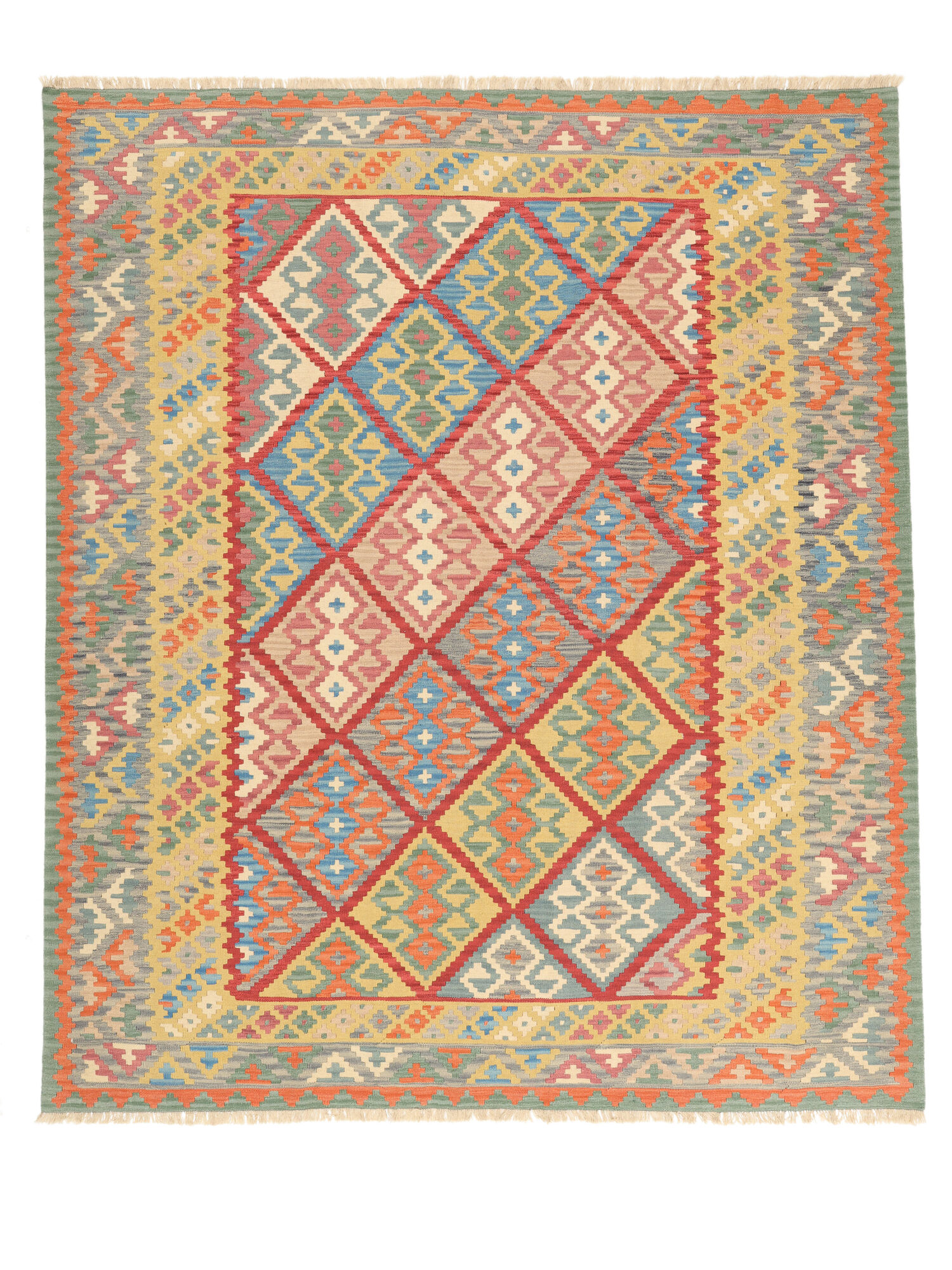 Kelim Ghashghai Teppich 256×302