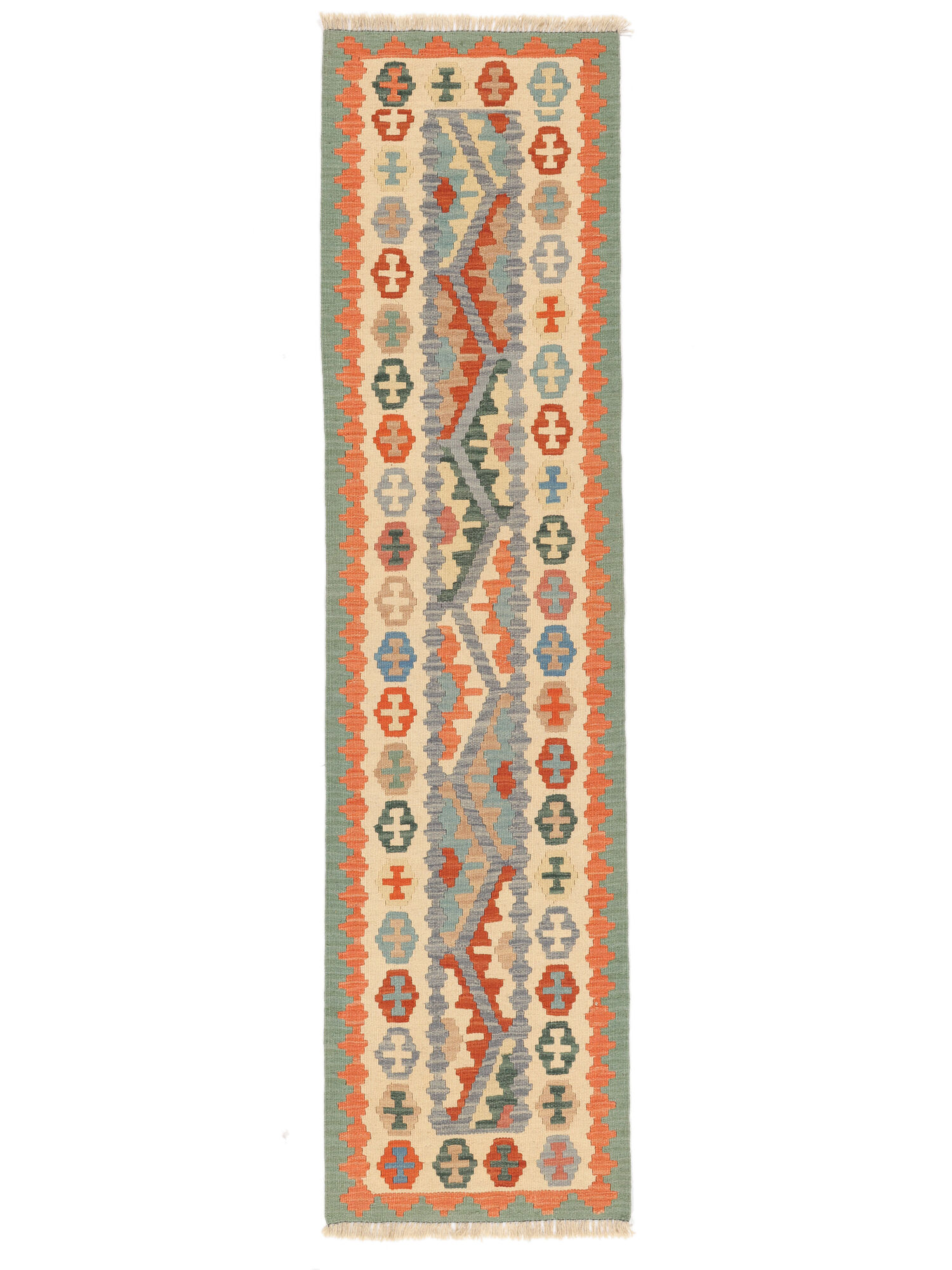 Kelim Ghashghai Teppich 62×243