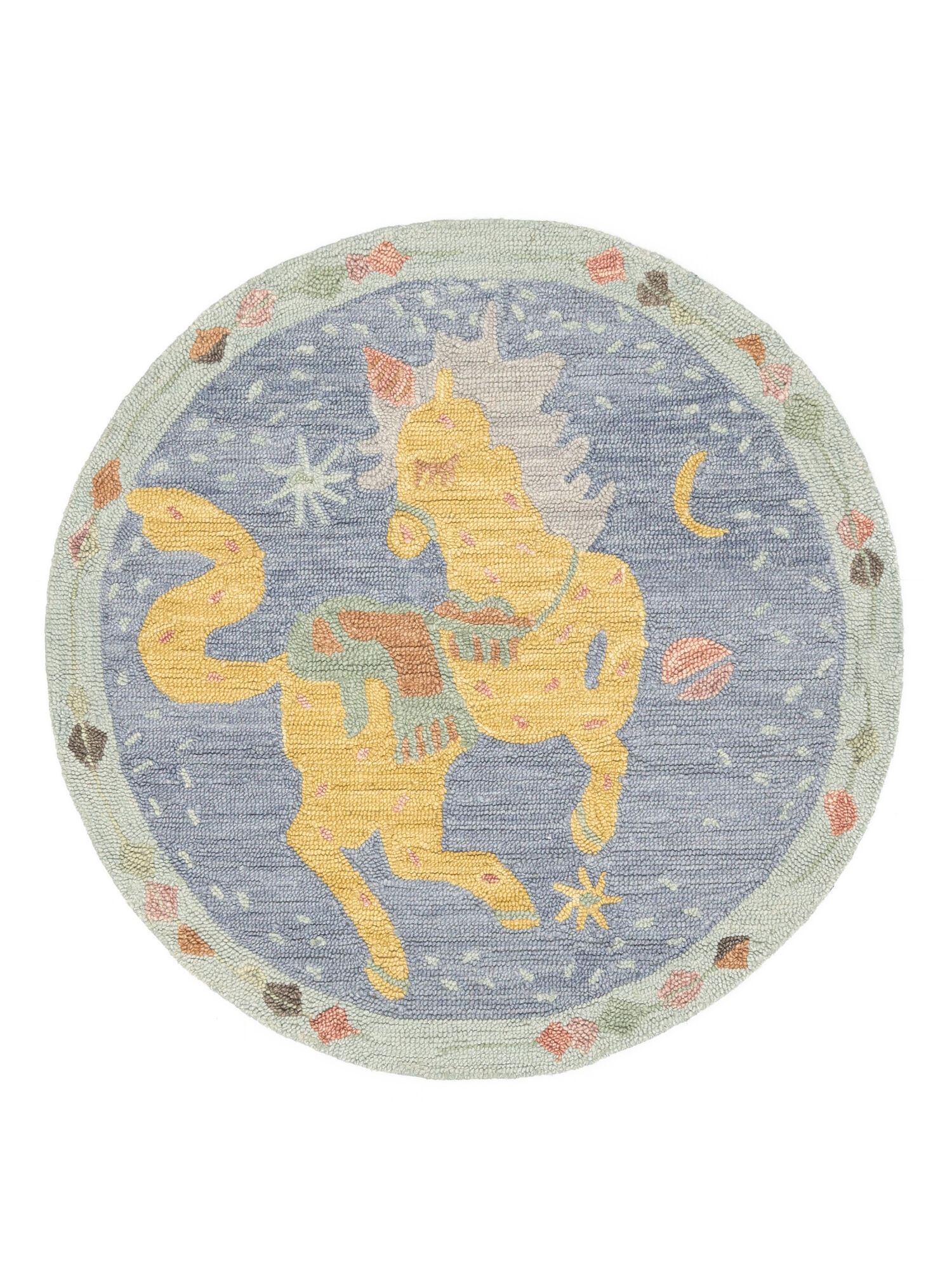 Unicorn Matta - Bl&aring; / Mintgr&ouml;n &Oslash; 120
