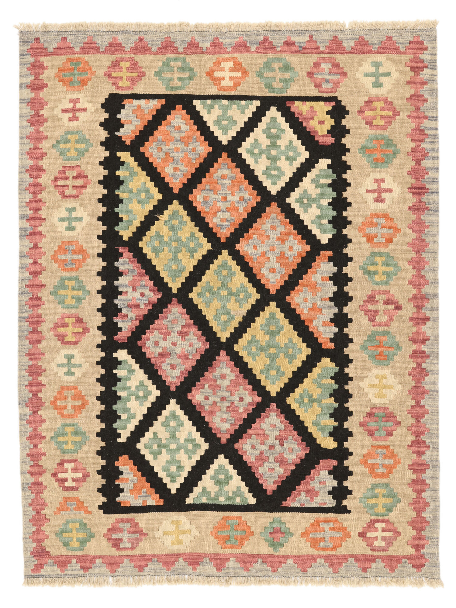 Kelim Ghashghai Teppich 152×194
