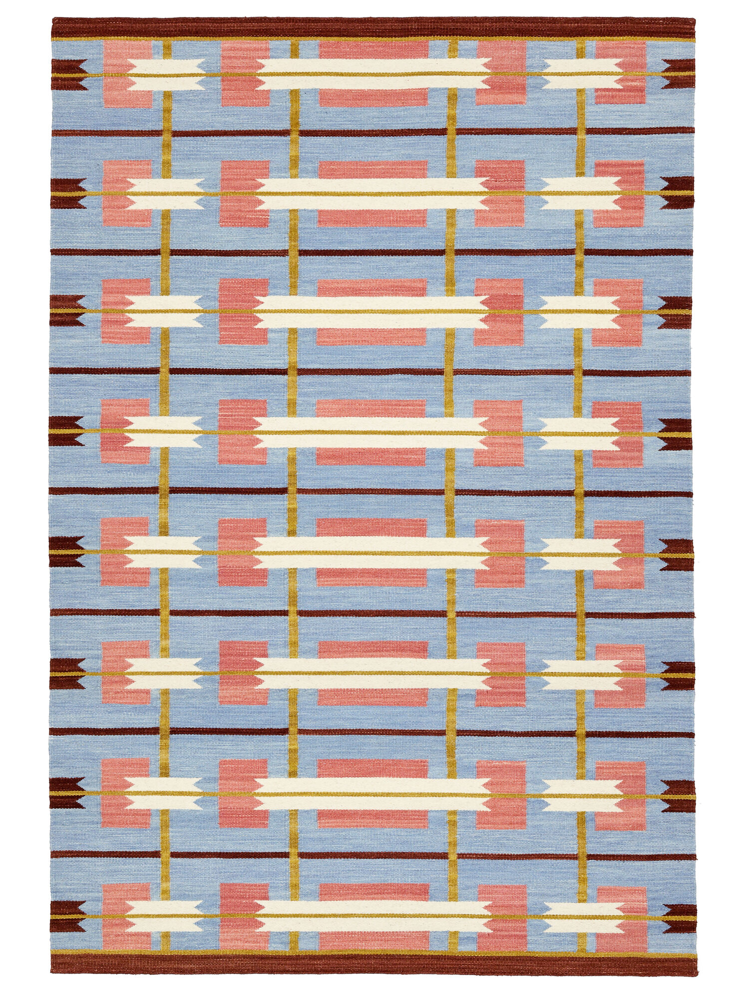 Sigrid Matta - Blå / Flerfärgad 200x300
