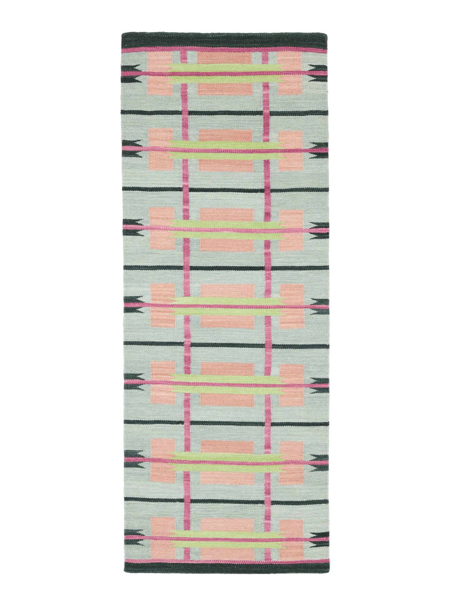 Sigrid Matta - Grön / Flerfärgad 80x200