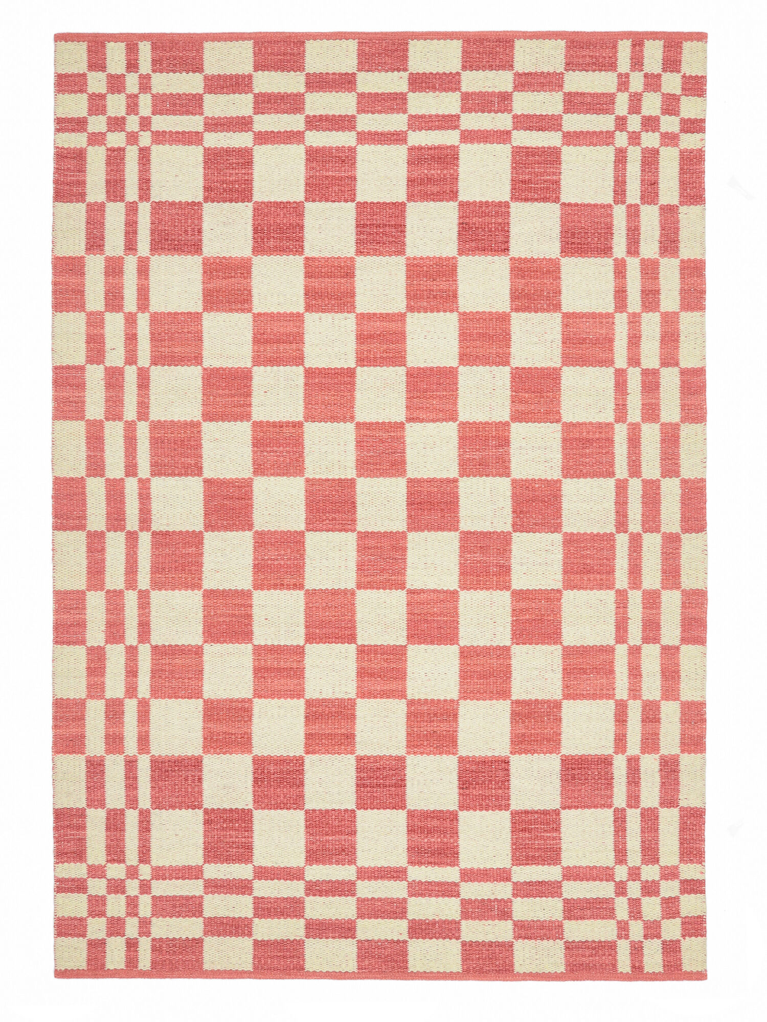 Tango Matta - Rosa / Elfenbensvit 160x230