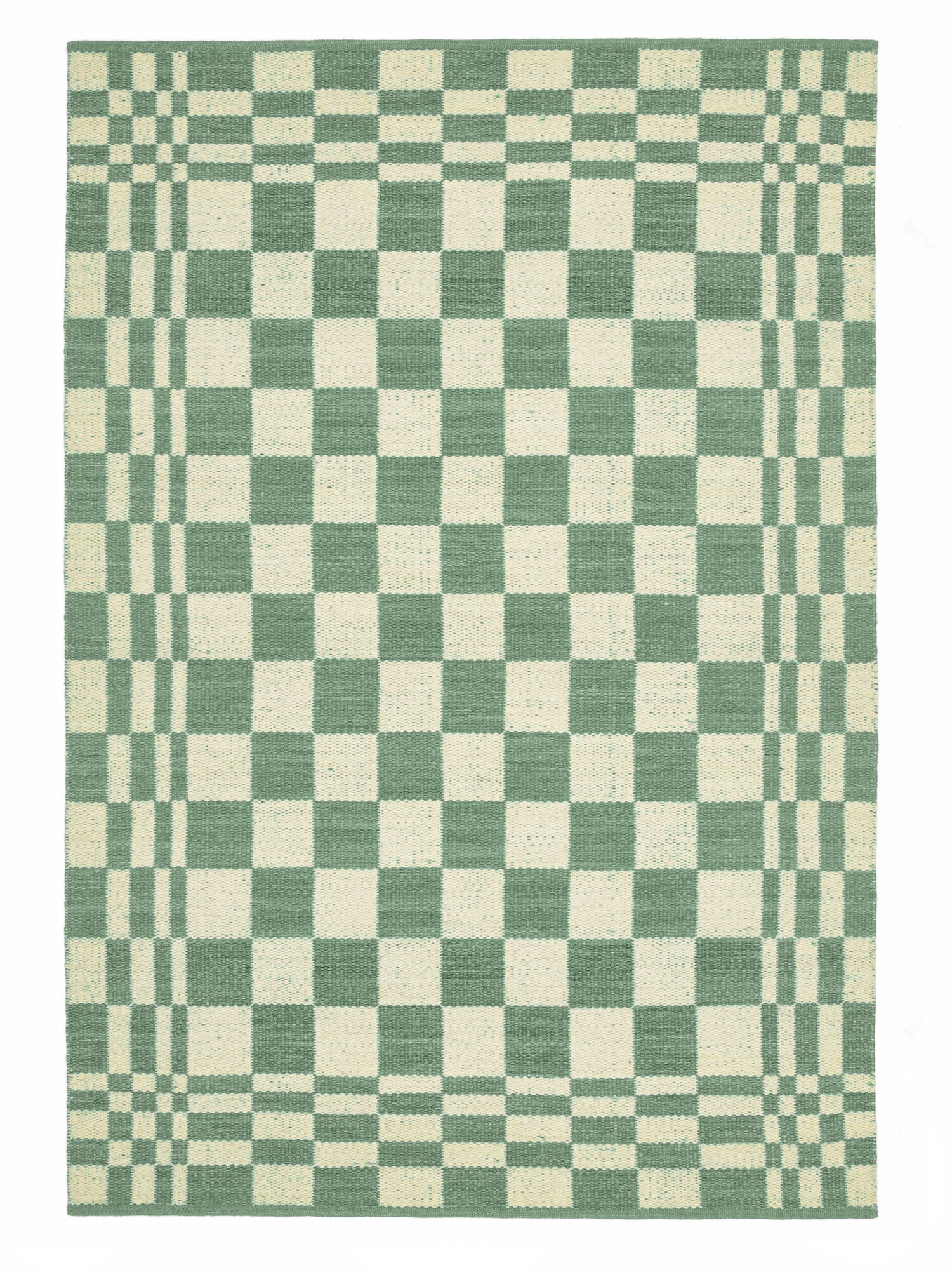 Tango Matta - Grön / Elfenbensvit 160x230