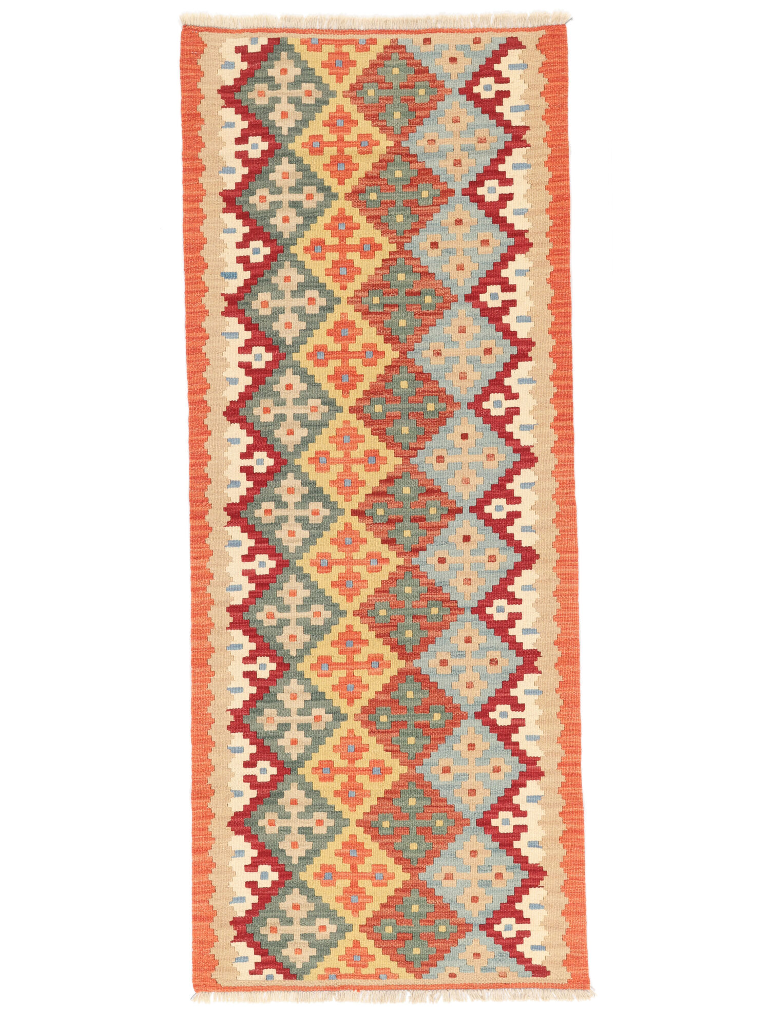 Kelim Ghashghai Teppich 83×205