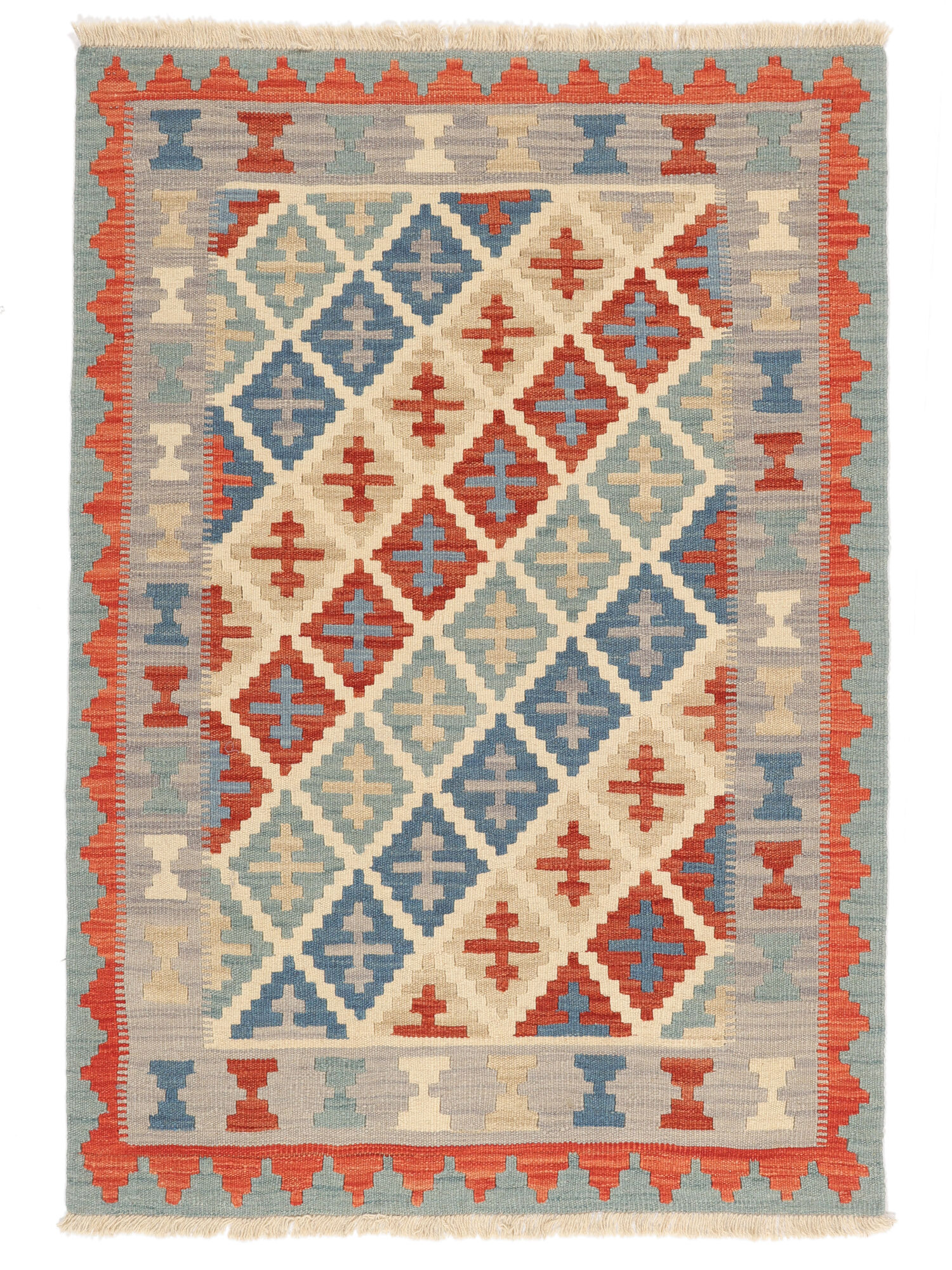 Kelim Ghashghai Teppich 105×150