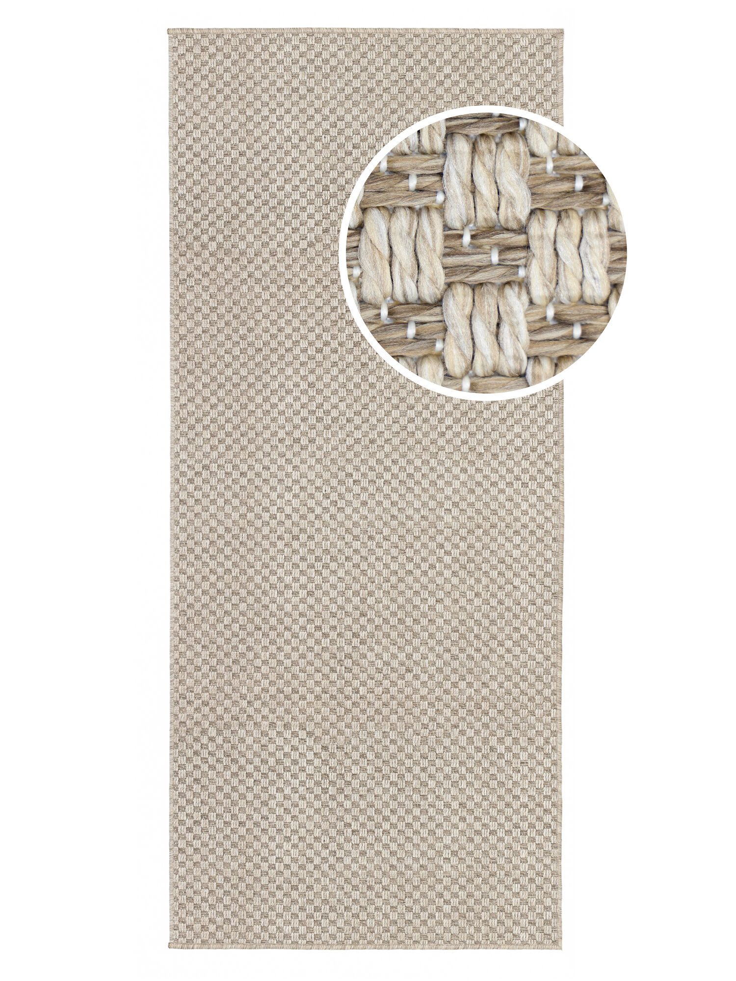 Benni Matta - Beige / Brun 100x200