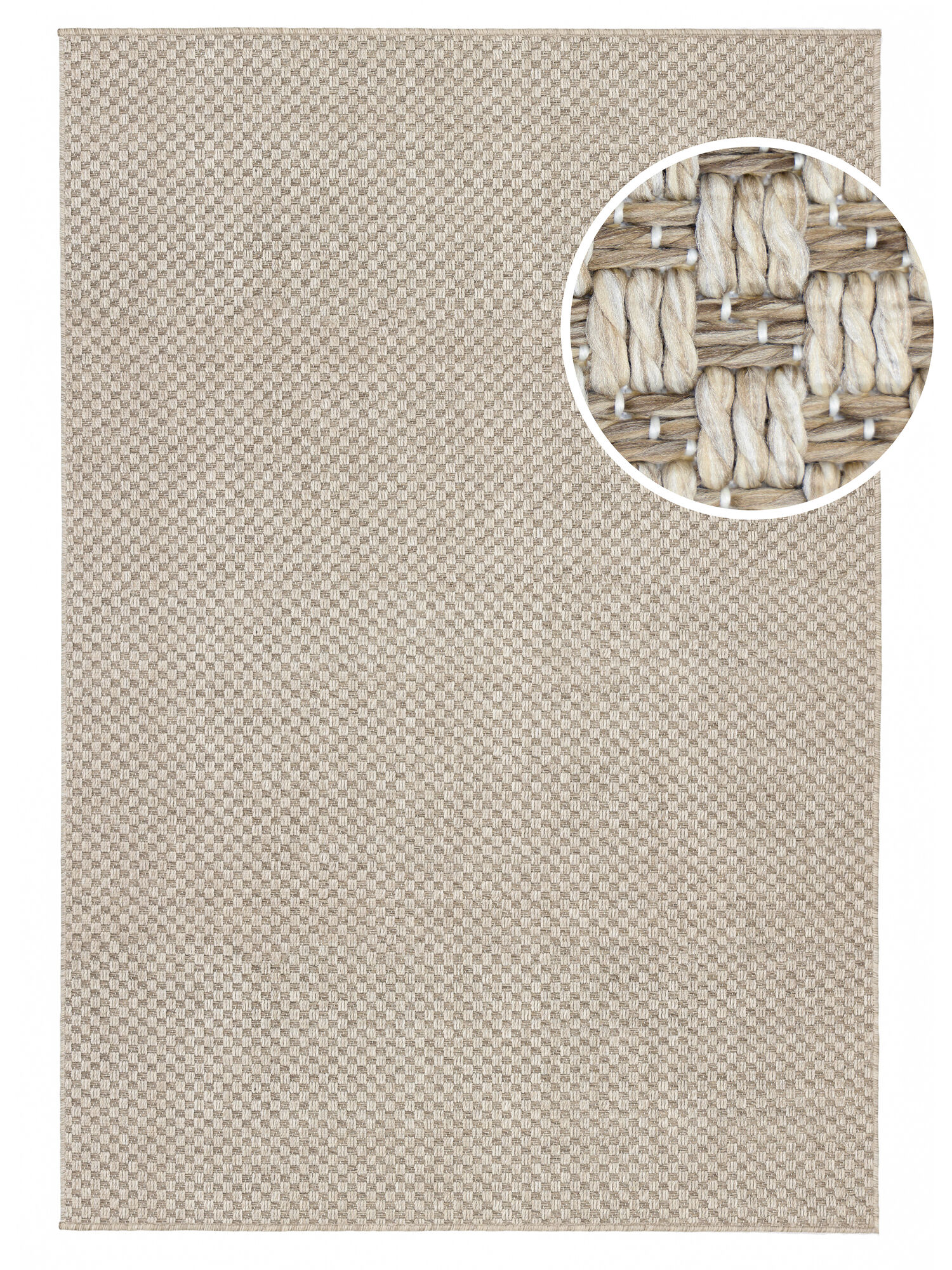 Benni Matta - Beige / Brun 140x200