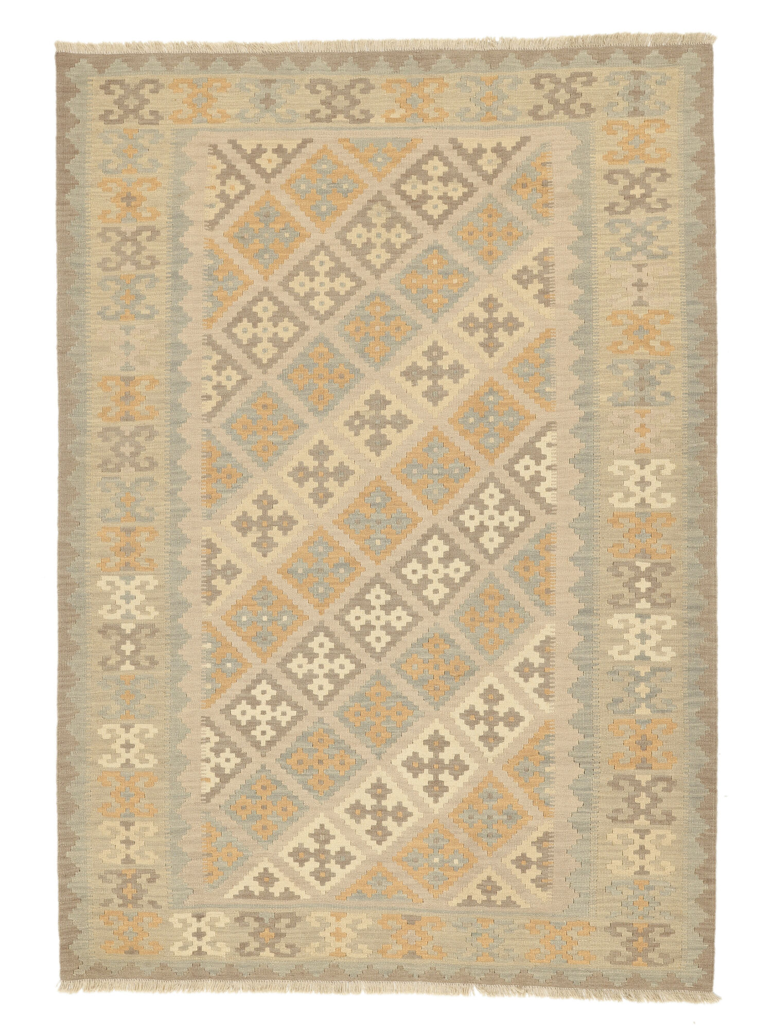 Ljus Nomad Kelim Matta 179x253