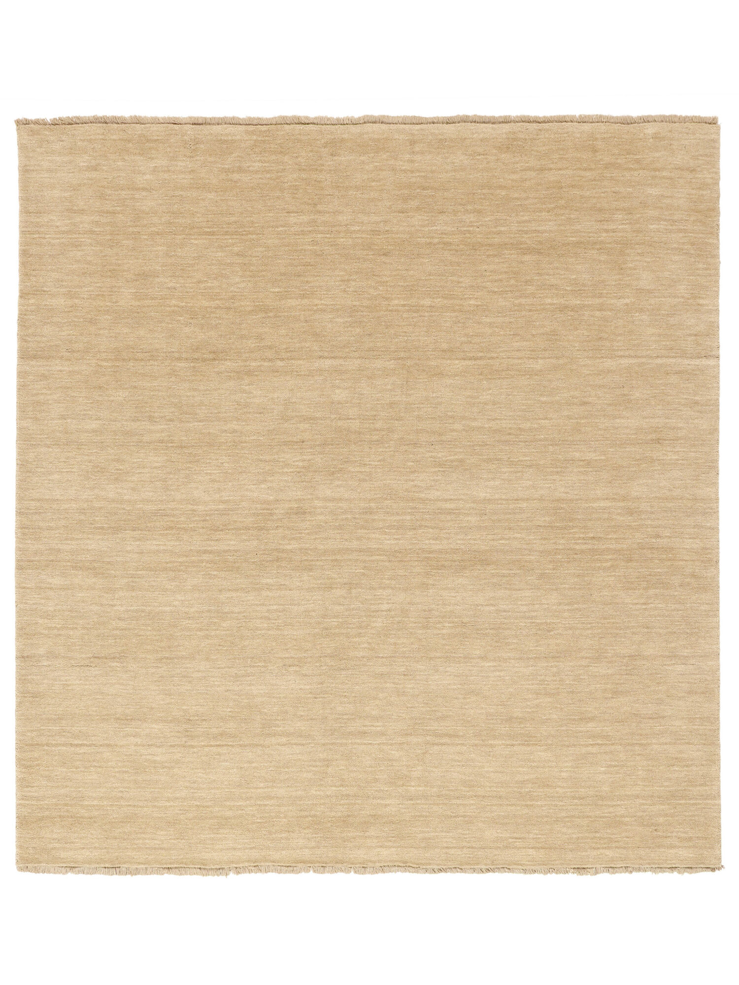 Handloom fringes Matta - Krämbeige 200x250