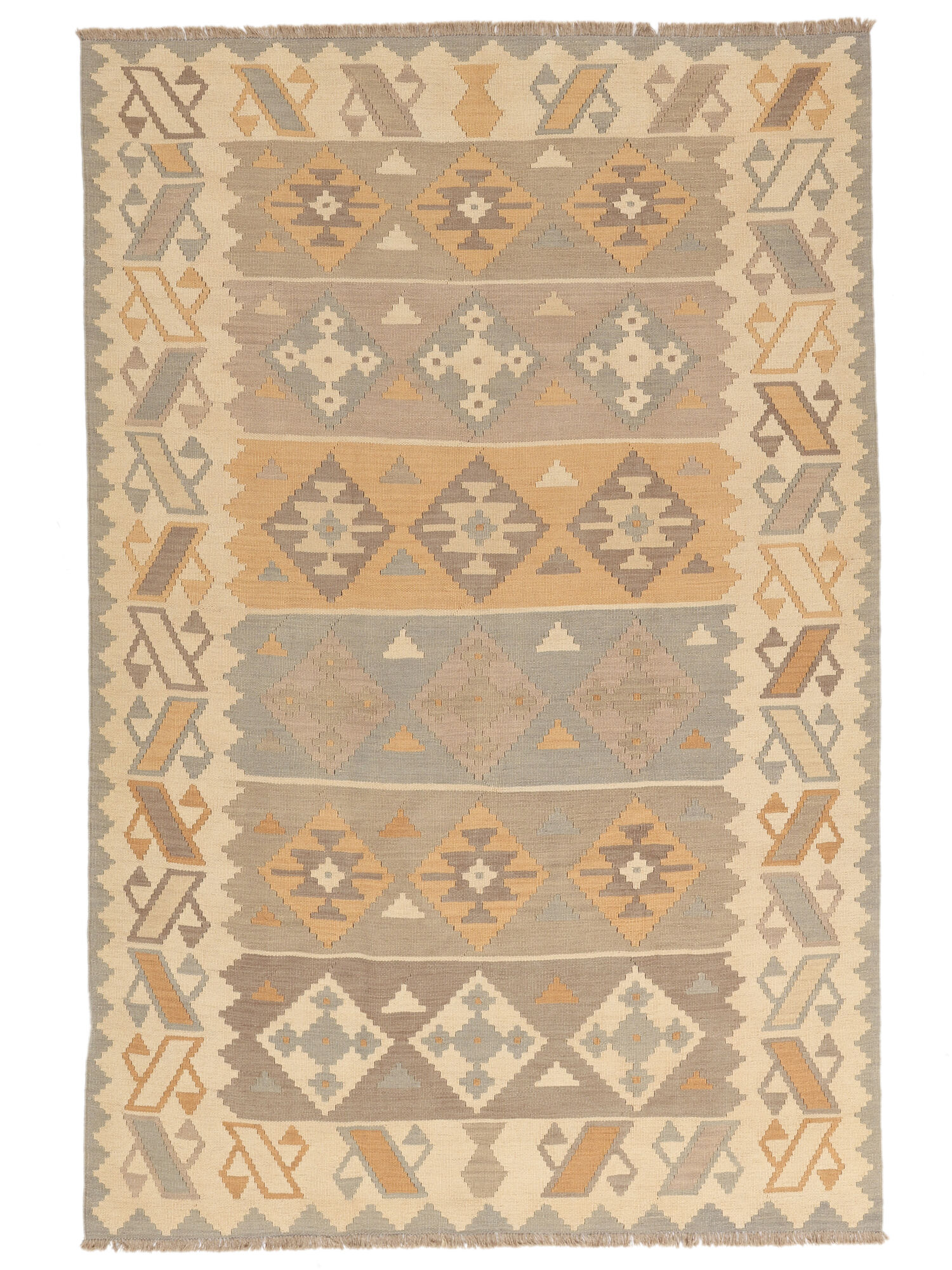 Ljus Nomad Kelim Matta 200x296