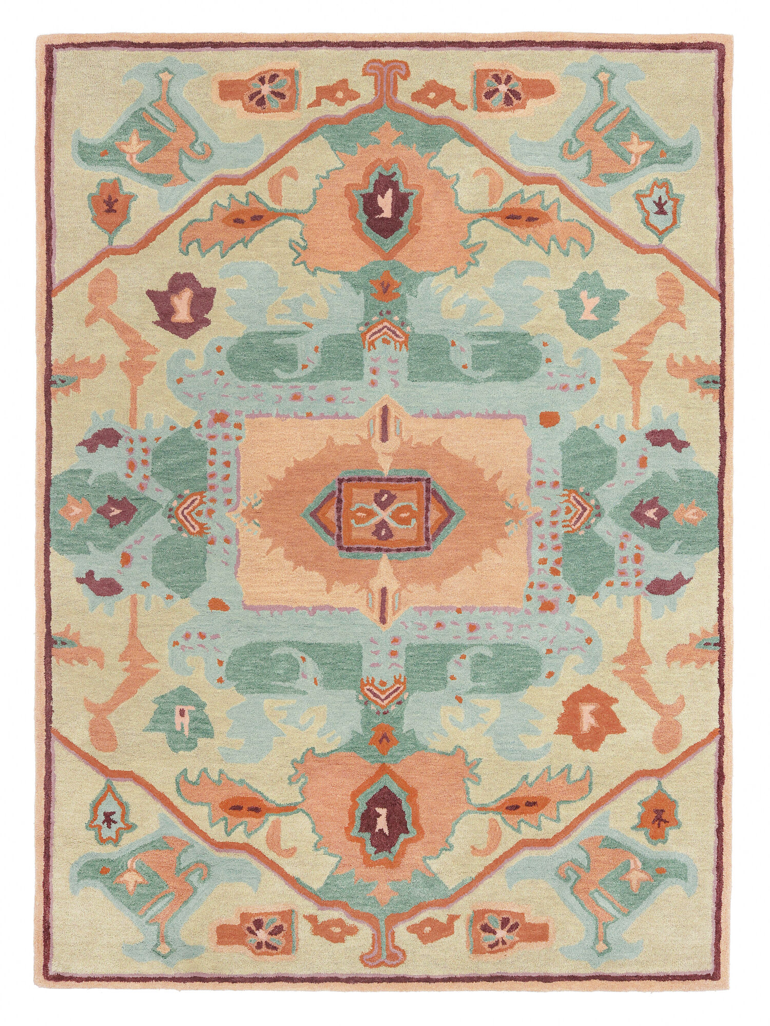 Precious Matta - Beige / Flerf&auml;rgad 140x200