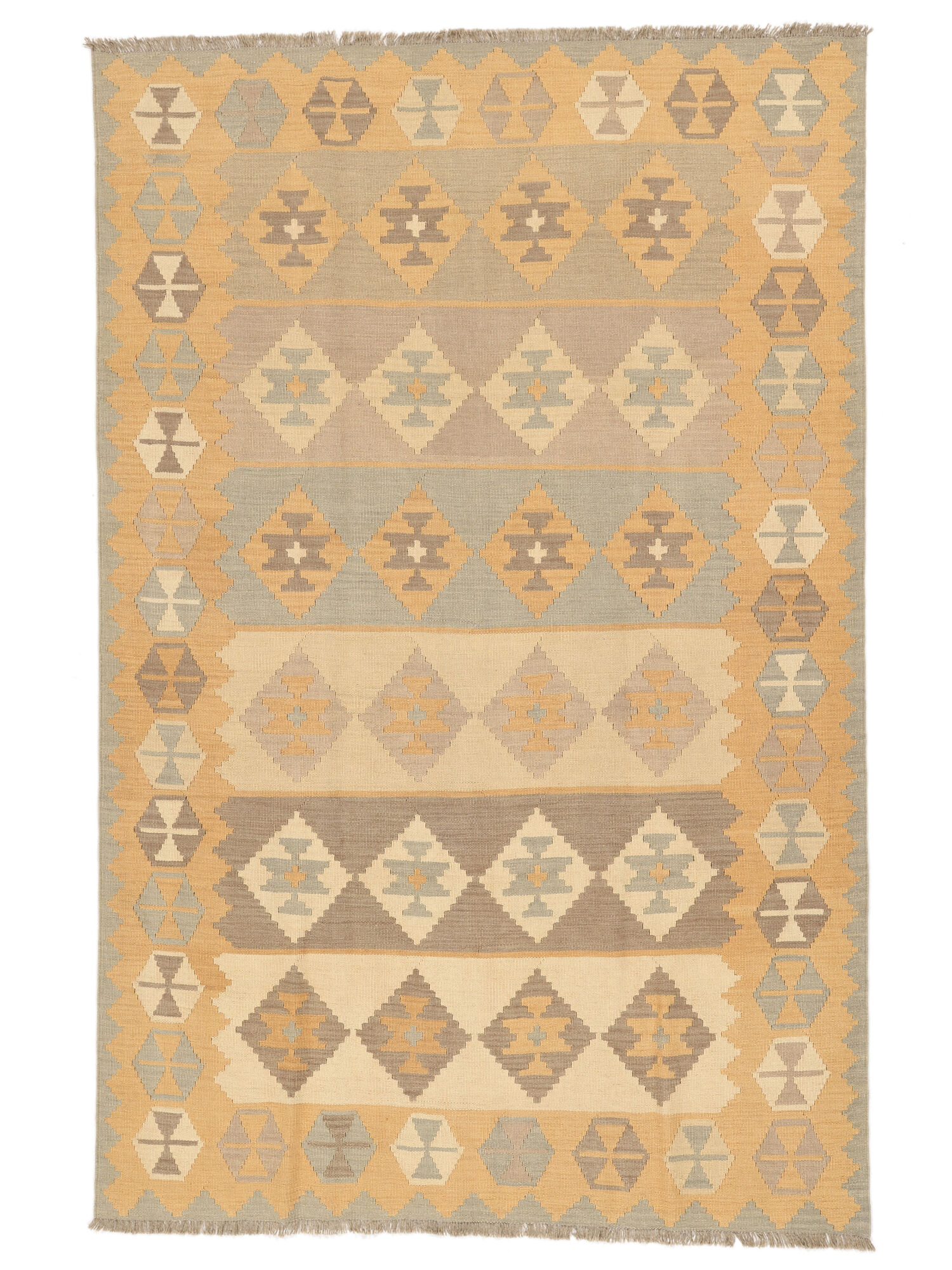 Hell Nomad Kelim Teppich 198×302
