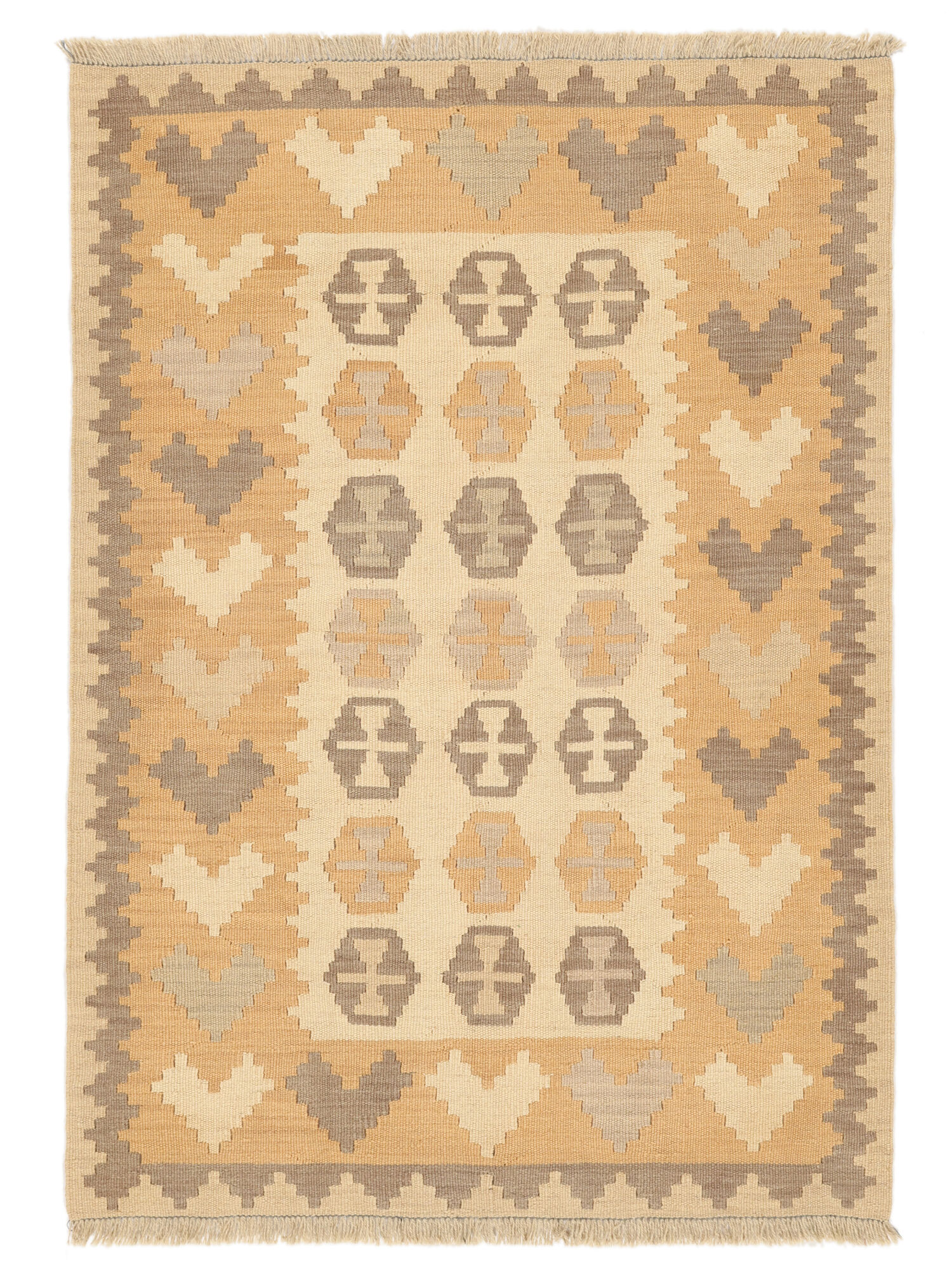 Hell Nomad Kelim Teppich 105×148