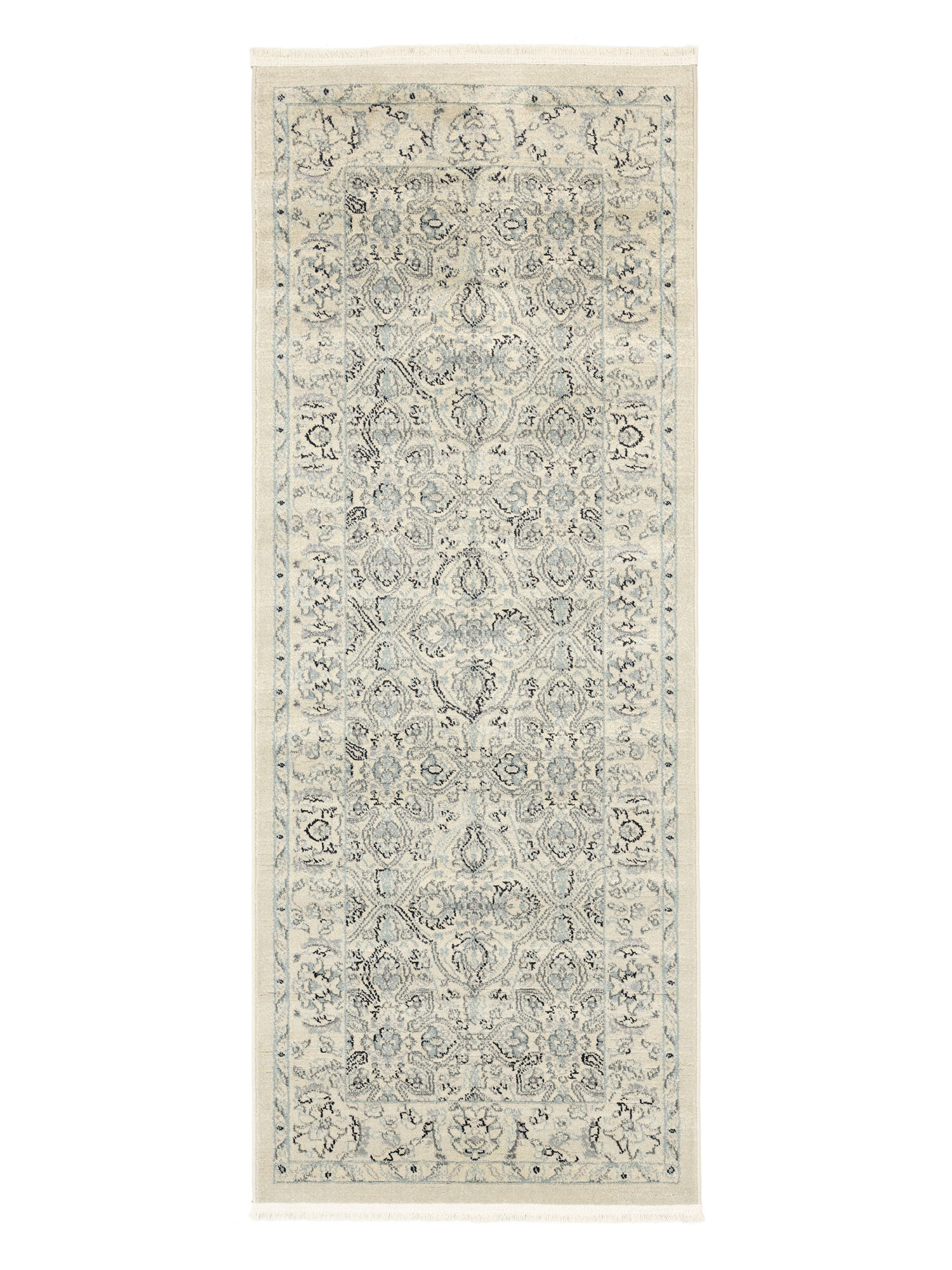Ziegler Greenville Matta - Krämbeige / Ljusblå 80x200