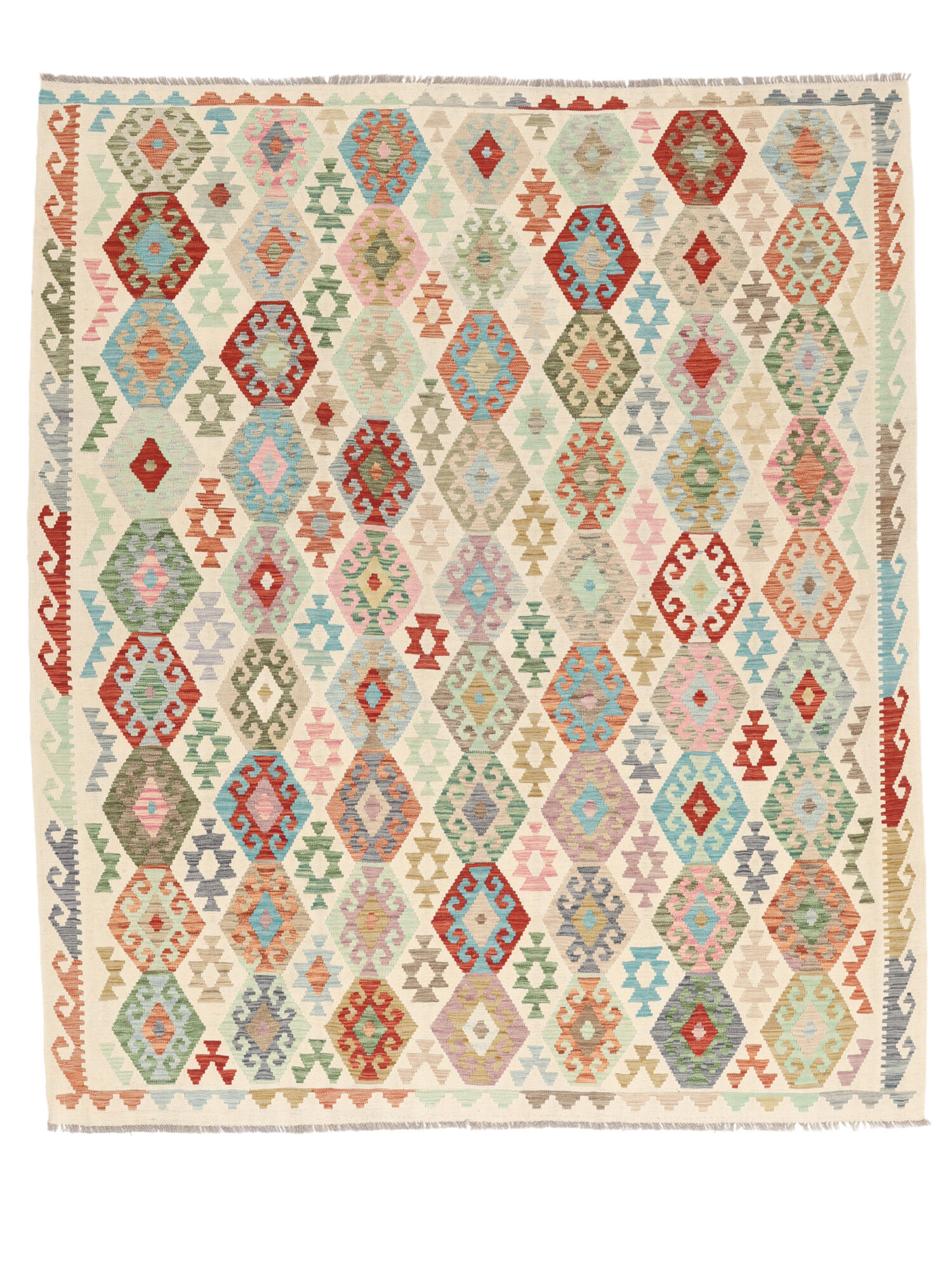 Kelim Afghan Old Stil Teppich 257×298