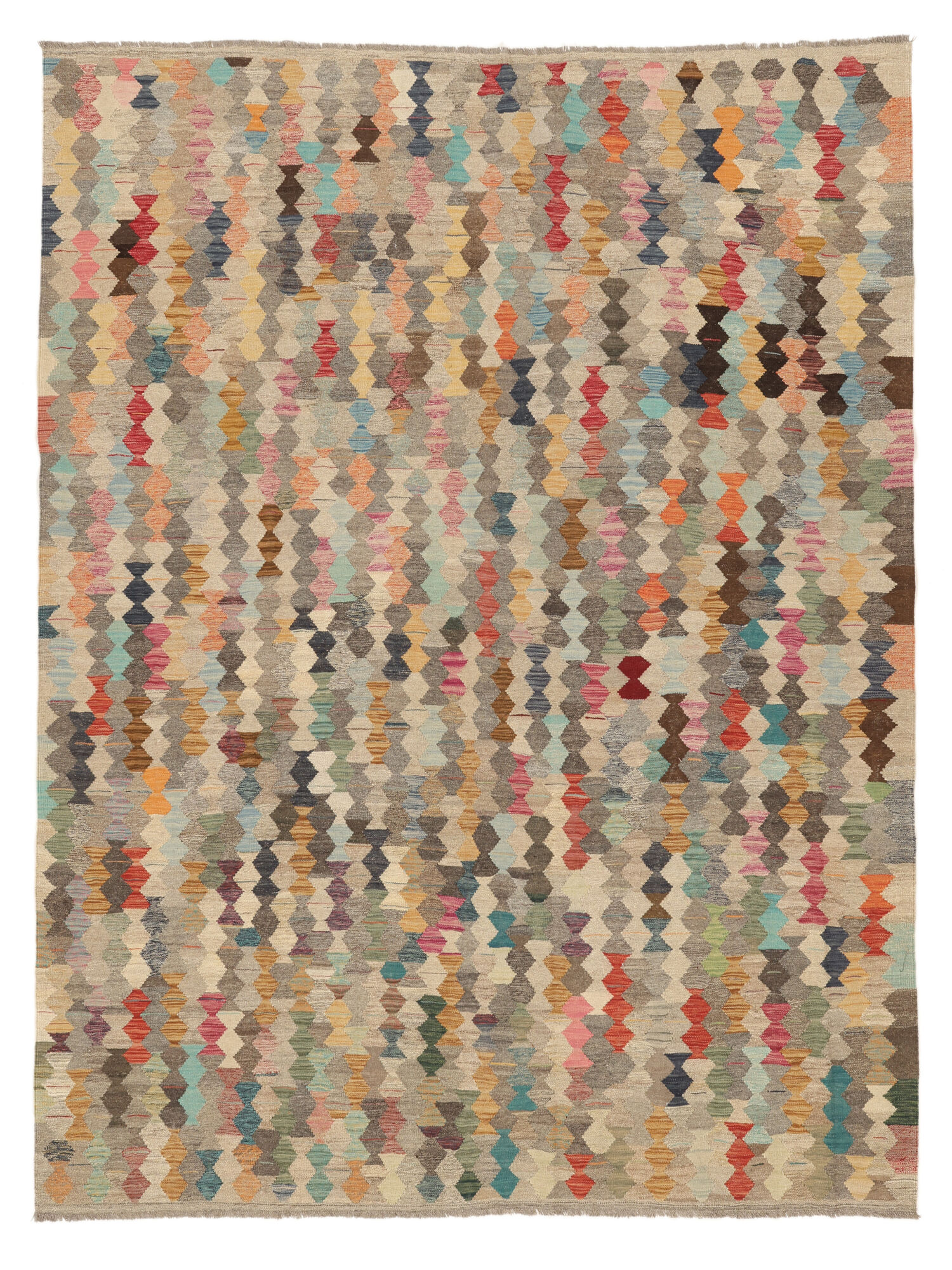 Kelim Afghan Old Stil Teppich 261×341