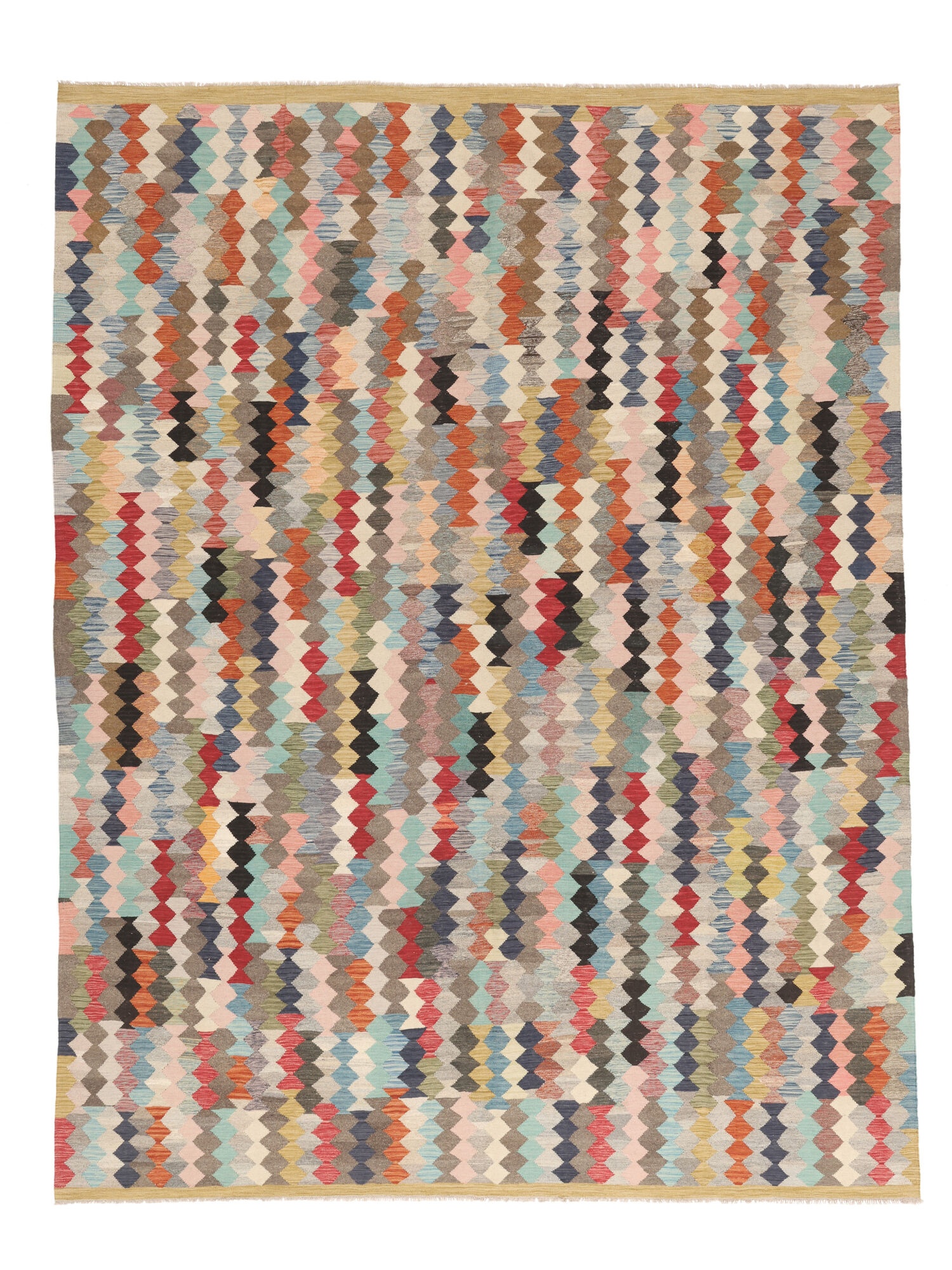 Kelim Afghan Old Stil Teppich 312×416