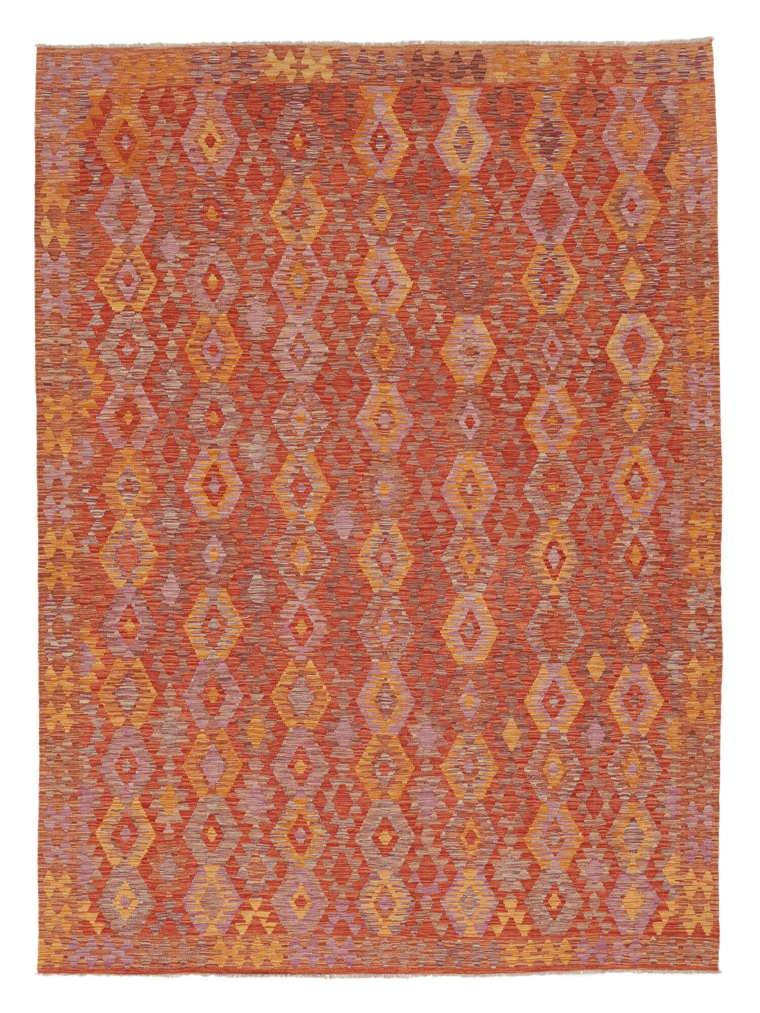 Kelim Afghan Old Stil Teppich 256×350