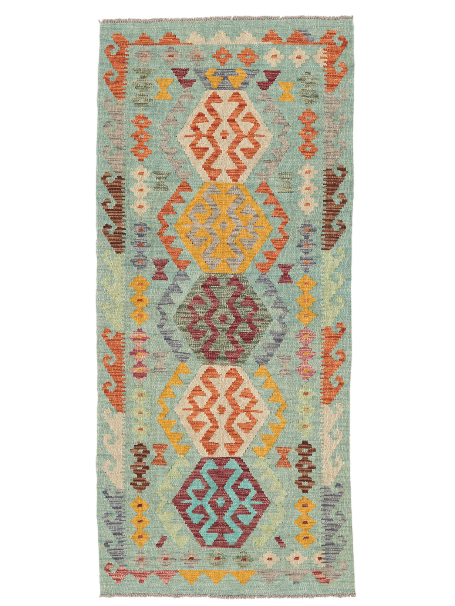 Kelim Afghan Old Stil Teppich 85×195