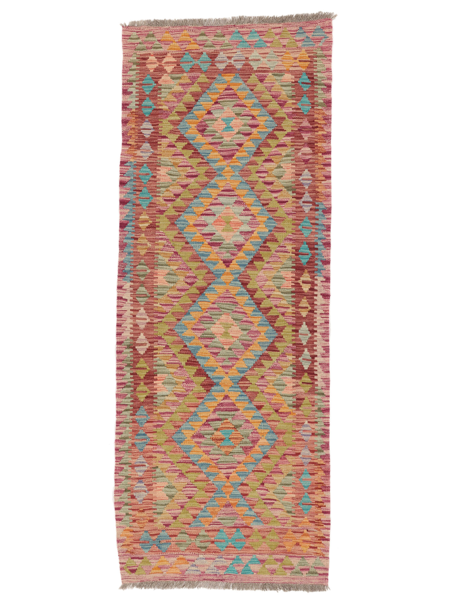 Kelim Afghan Old Stil Teppich 74×194